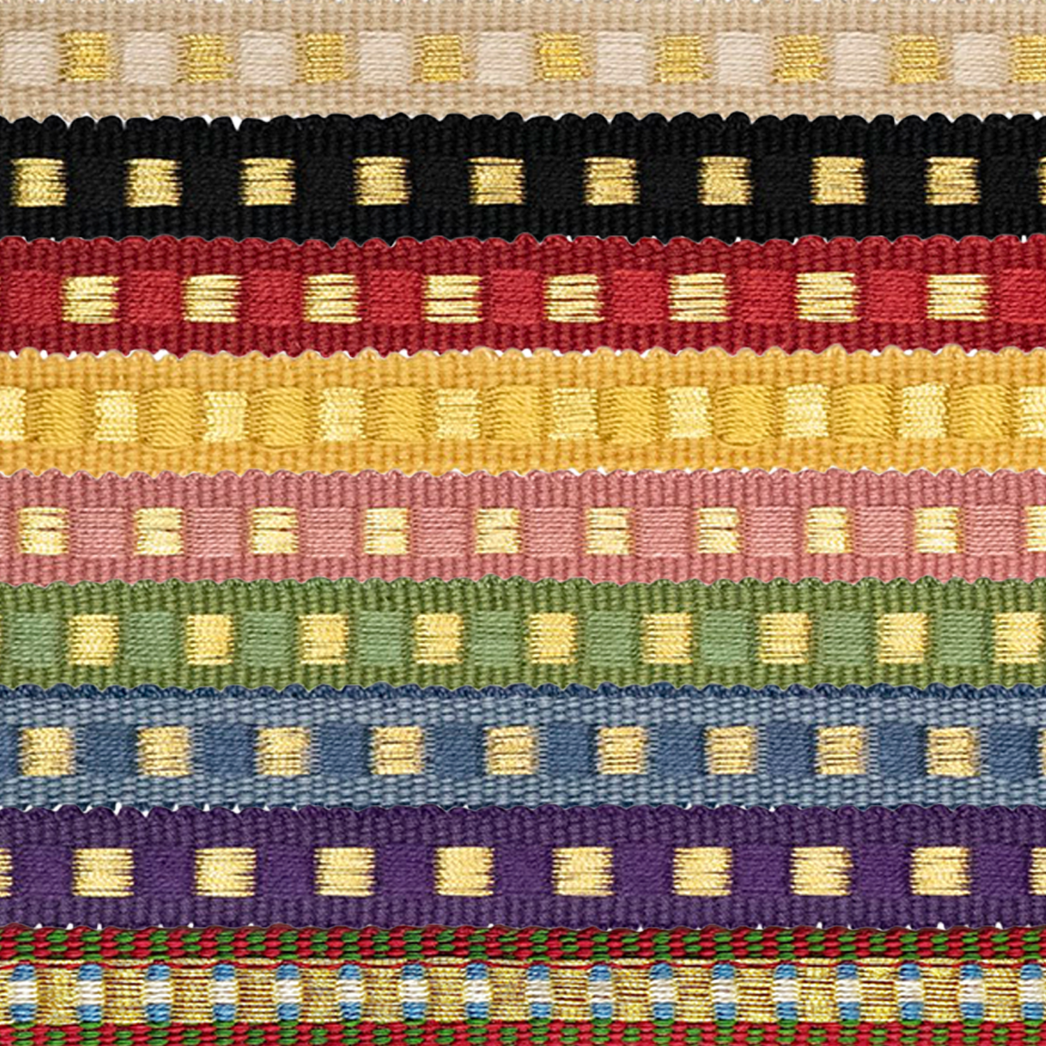 J. Wippell & Co-Dice - 1/2" Braid-Fabric