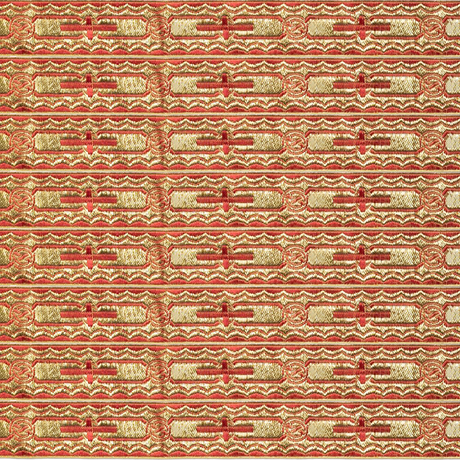 J. Wippell & Co-Ecclesia Lurex - 1" Braid-Fabric
