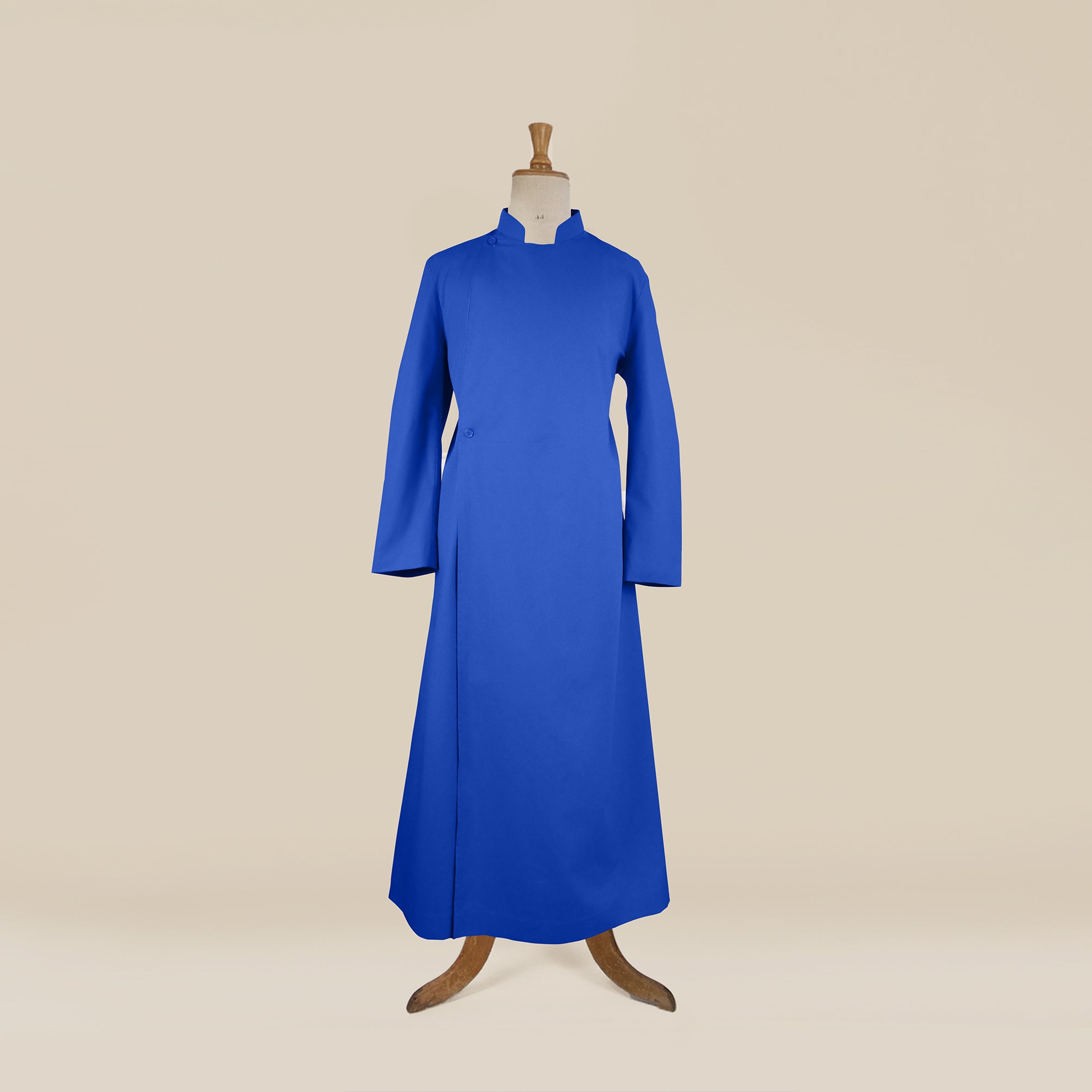 Men's Blue Choir Cassock – Double-breasted