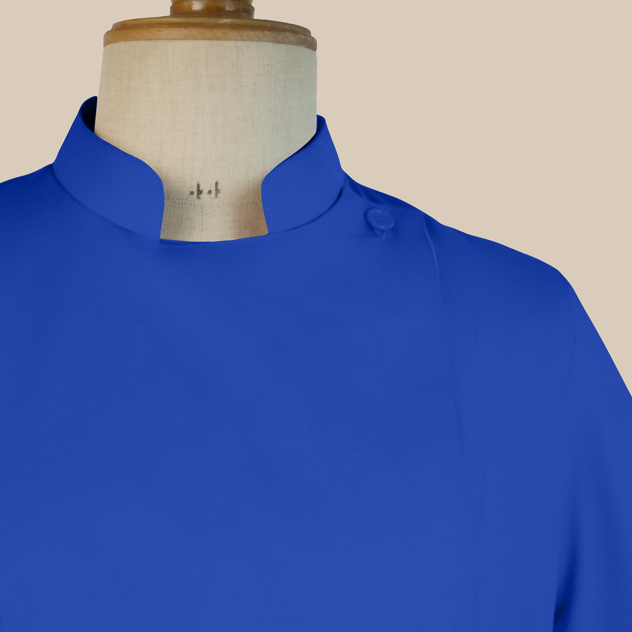 Women's Blue Choir Cassock – Double-breasted