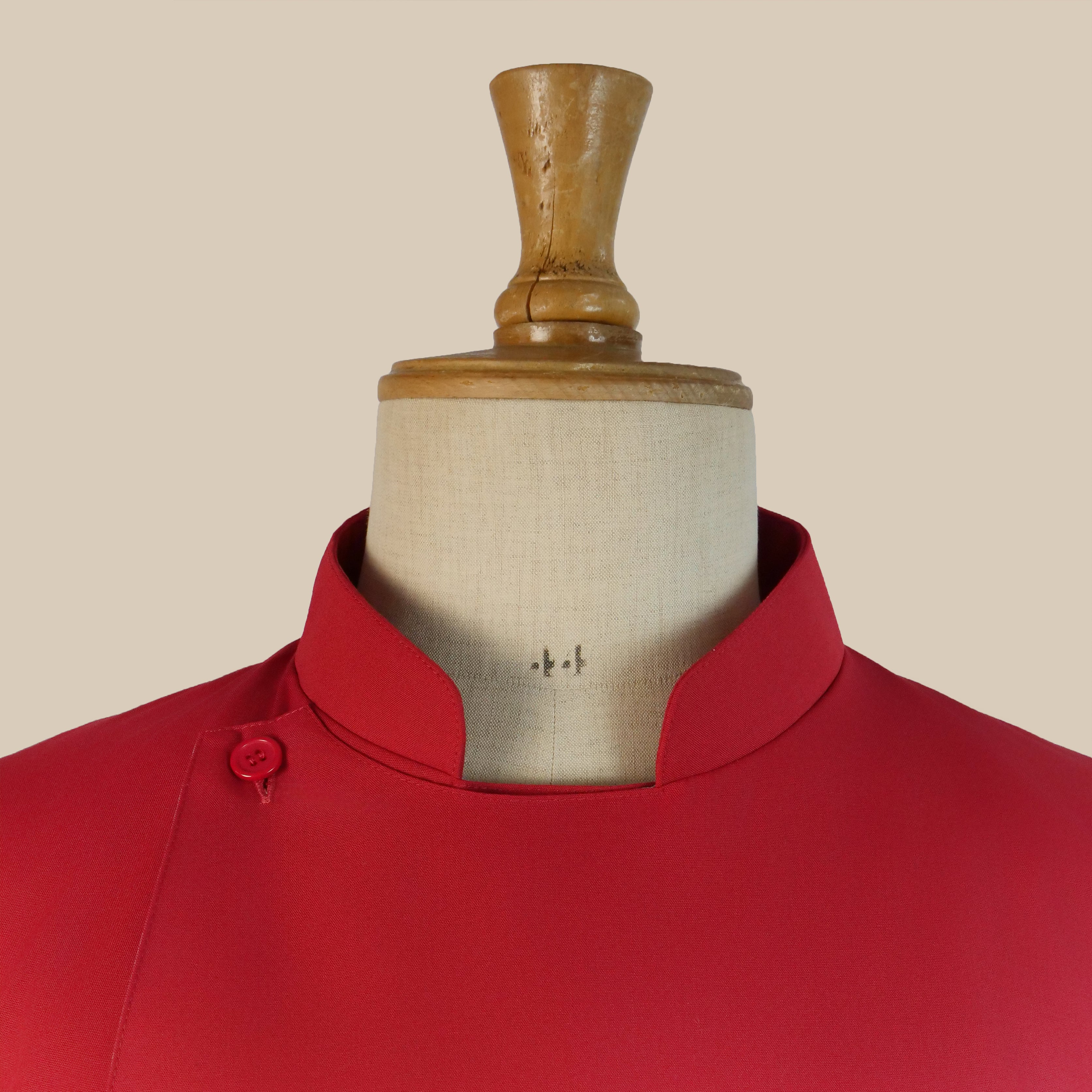 J. Wippell & Co-Men's Red Choir Cassock – Double-breasted-Choir Wear