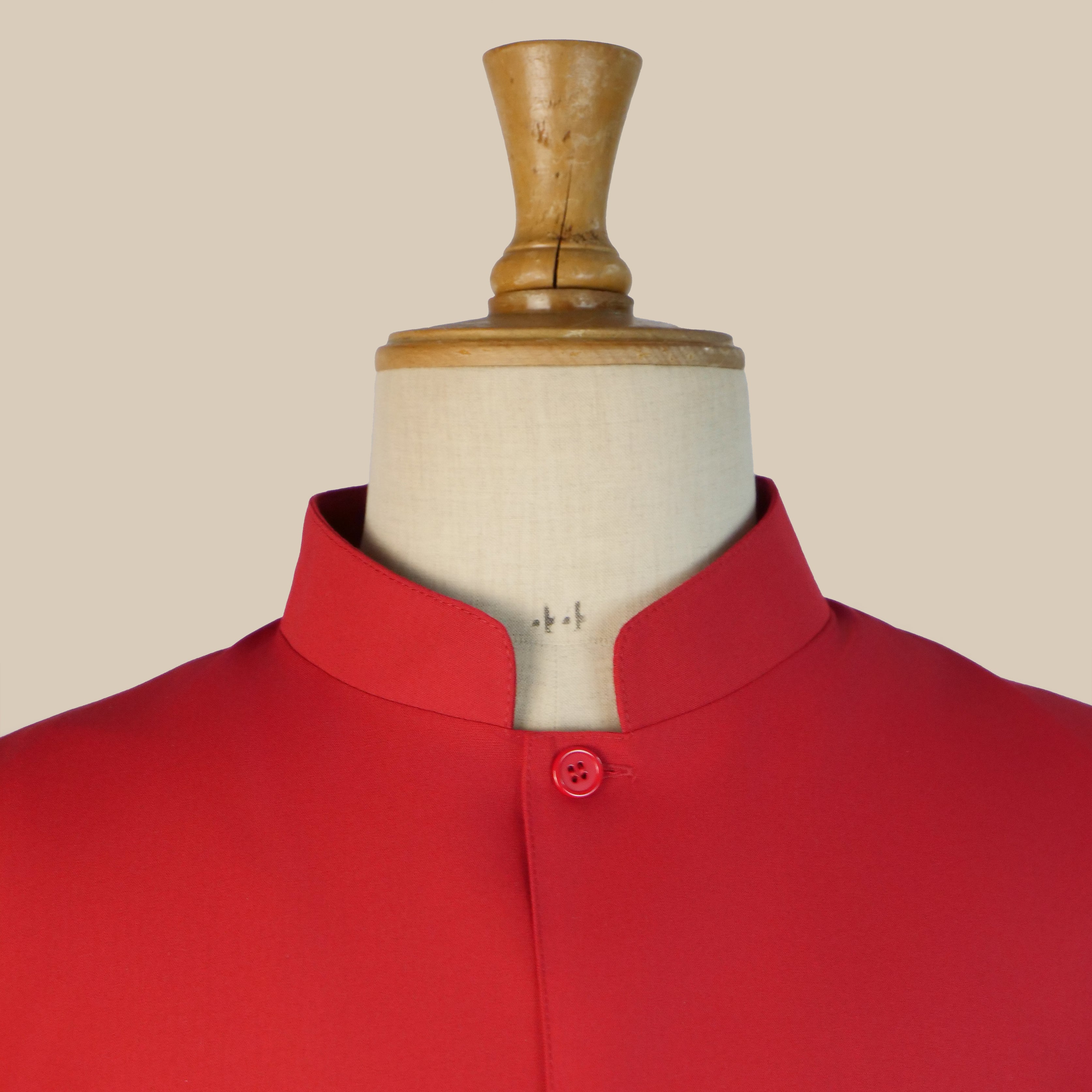 J. Wippell & Co-Men's Red Choir Cassock – Single-breasted-Choir Wear
