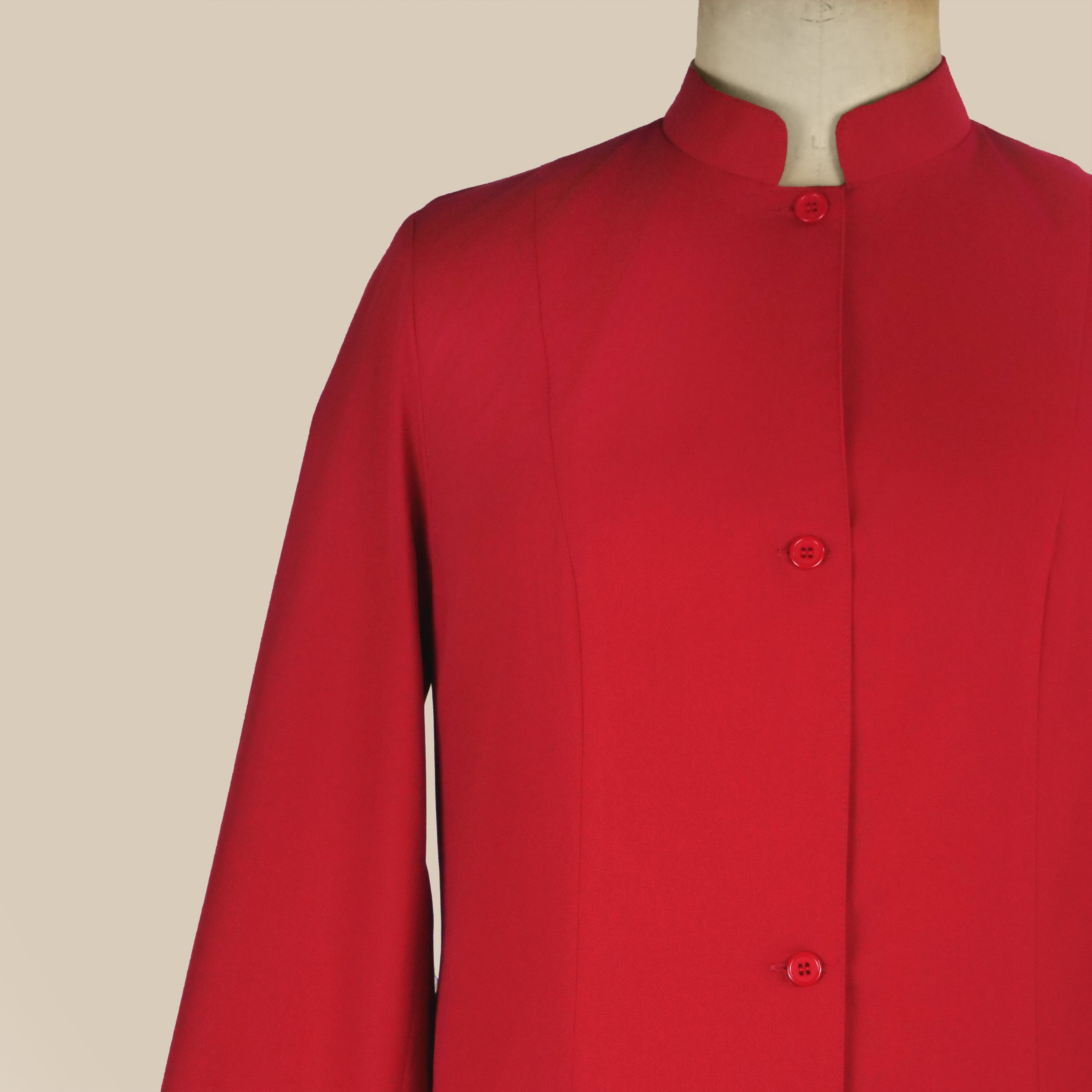 J. Wippell & Co-Child's Red Choir Cassock – Single-breasted-Choir Wear