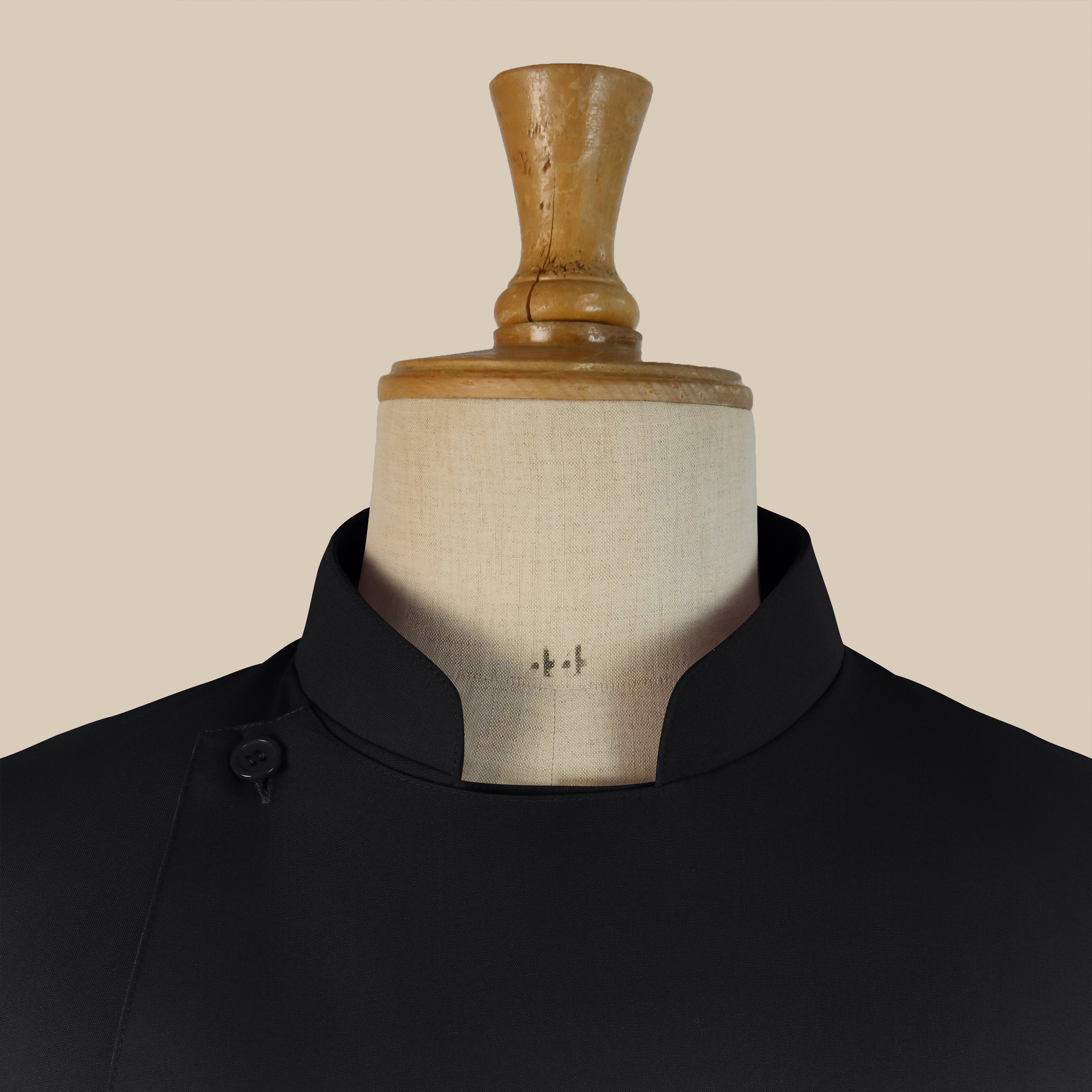 J. Wippell & Co-Men's Black Choir Cassock – Double-breasted-Choir Wear