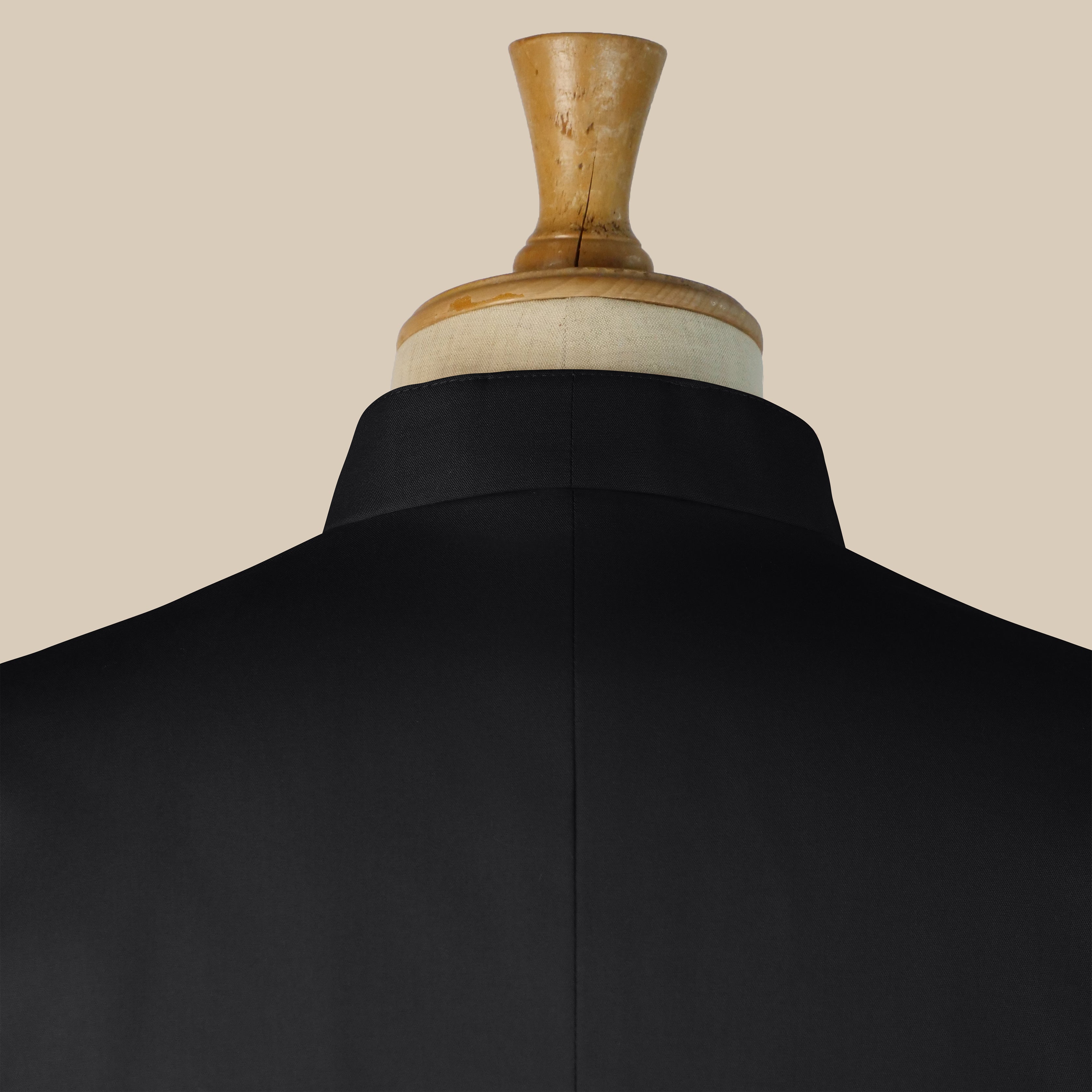 J. Wippell & Co-Men's Black Choir Cassock – Double-breasted-Choir Wear