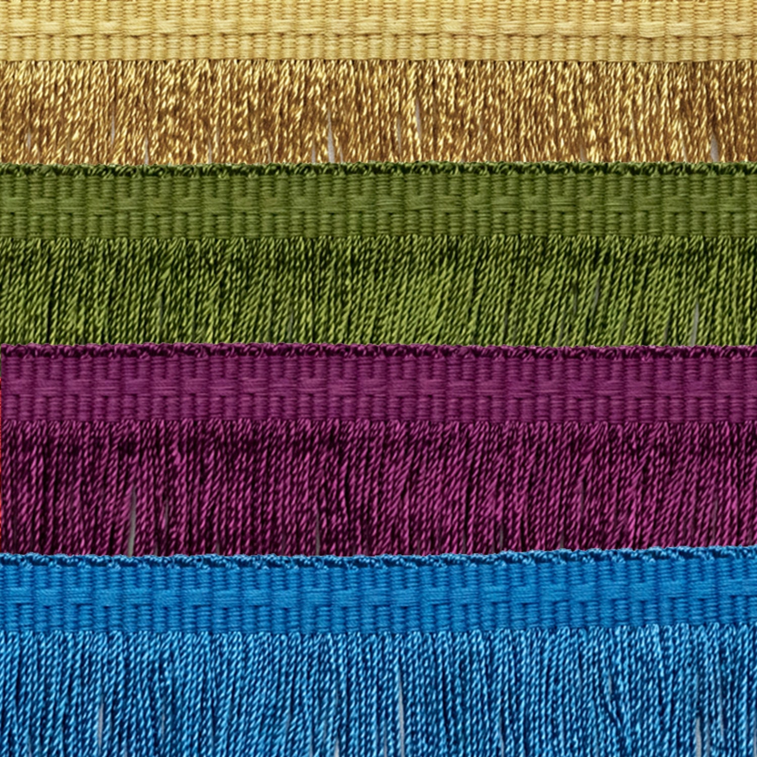 J. Wippell & Co-Plain Rayon Fringe-Fabric