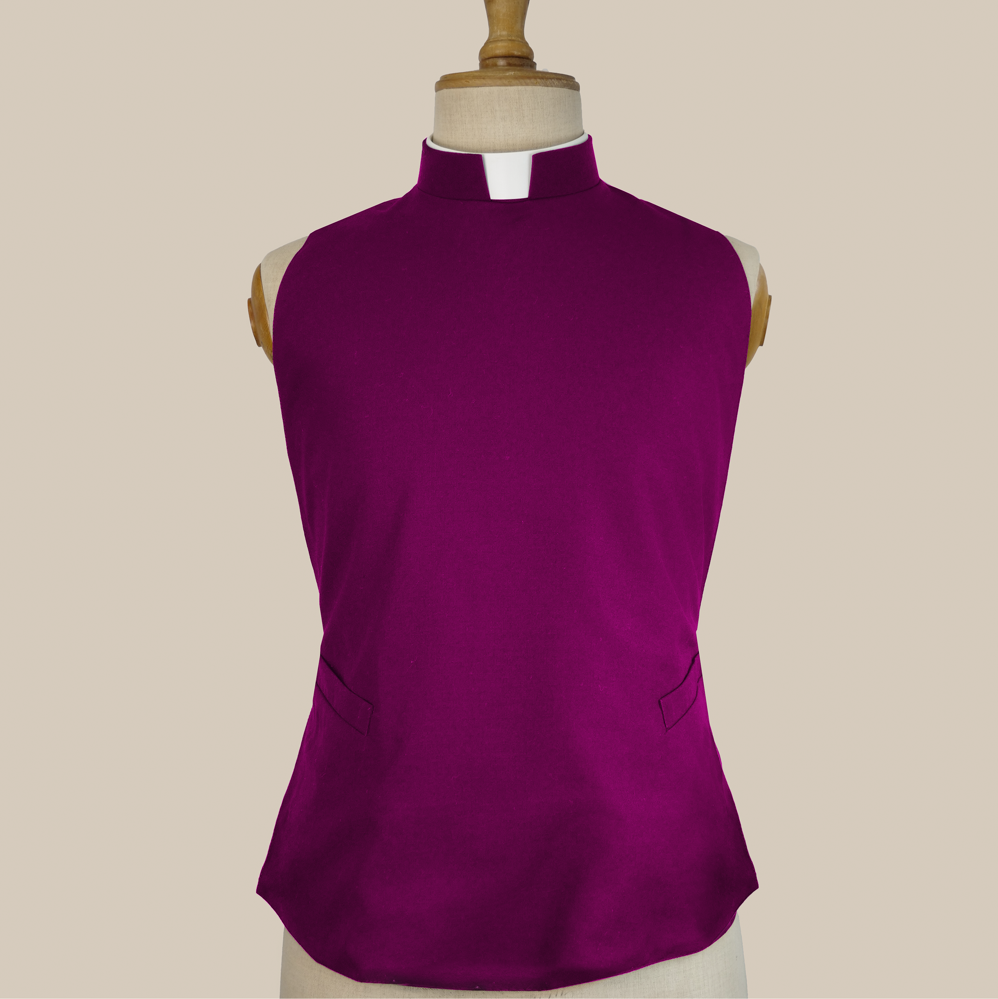 Men's Roman Purple Vest Stock with Pockets