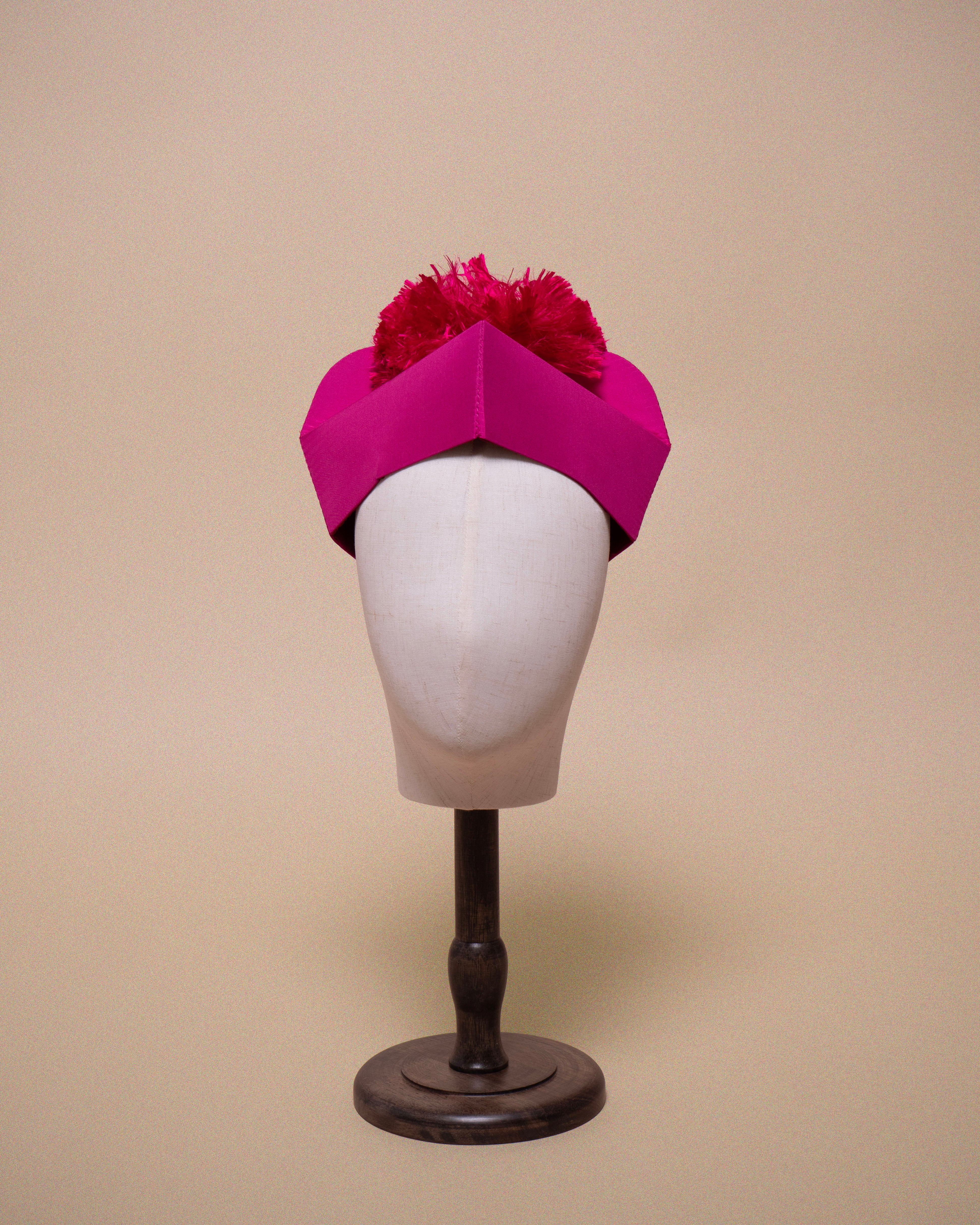 Three-peaked Roman Purple Biretta
