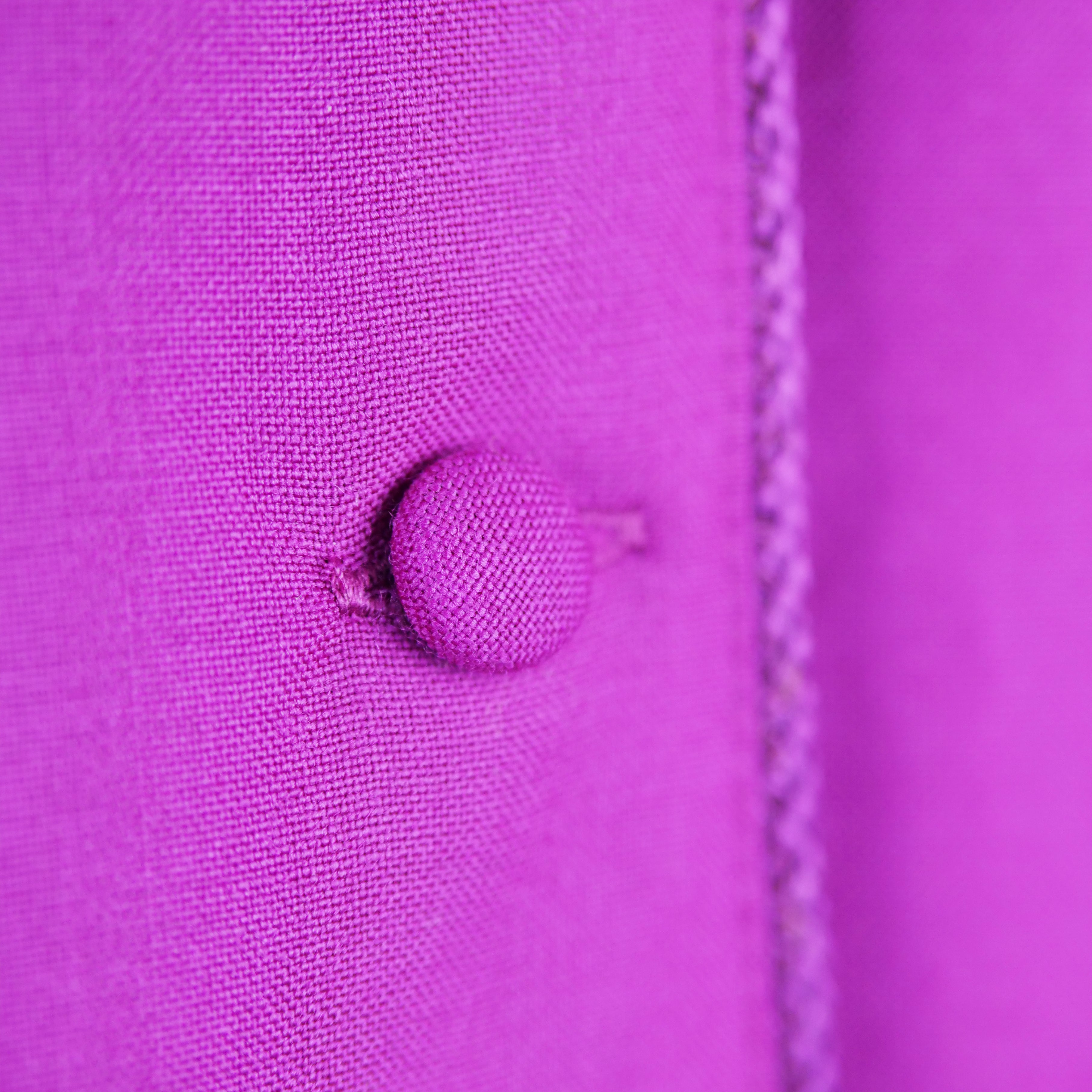Single-Breasted Button Options – Roman Purple Cassock Add-On