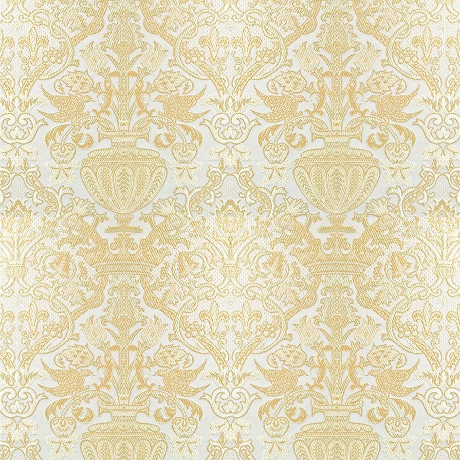 J. Wippell & Co-Venezia Metallic Brocade-Fabric