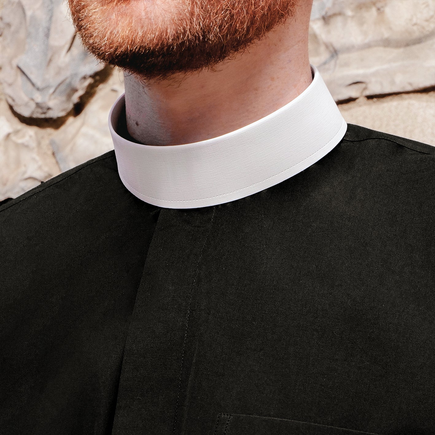 J. Wippell & Co-Fly-Front Clergy Shirt-Clergy Shirt