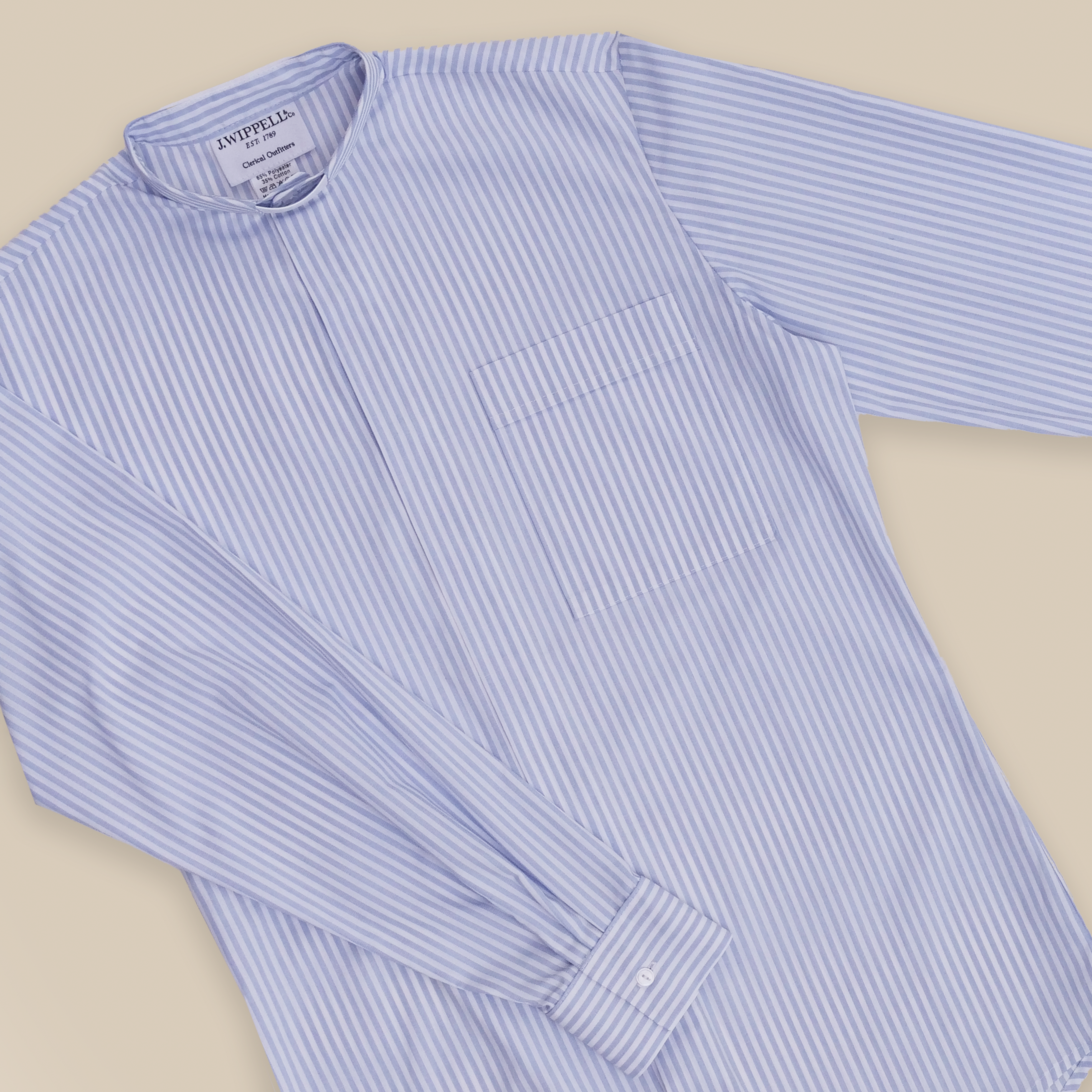 Custom 1" Tab Collar Clergy Shirt