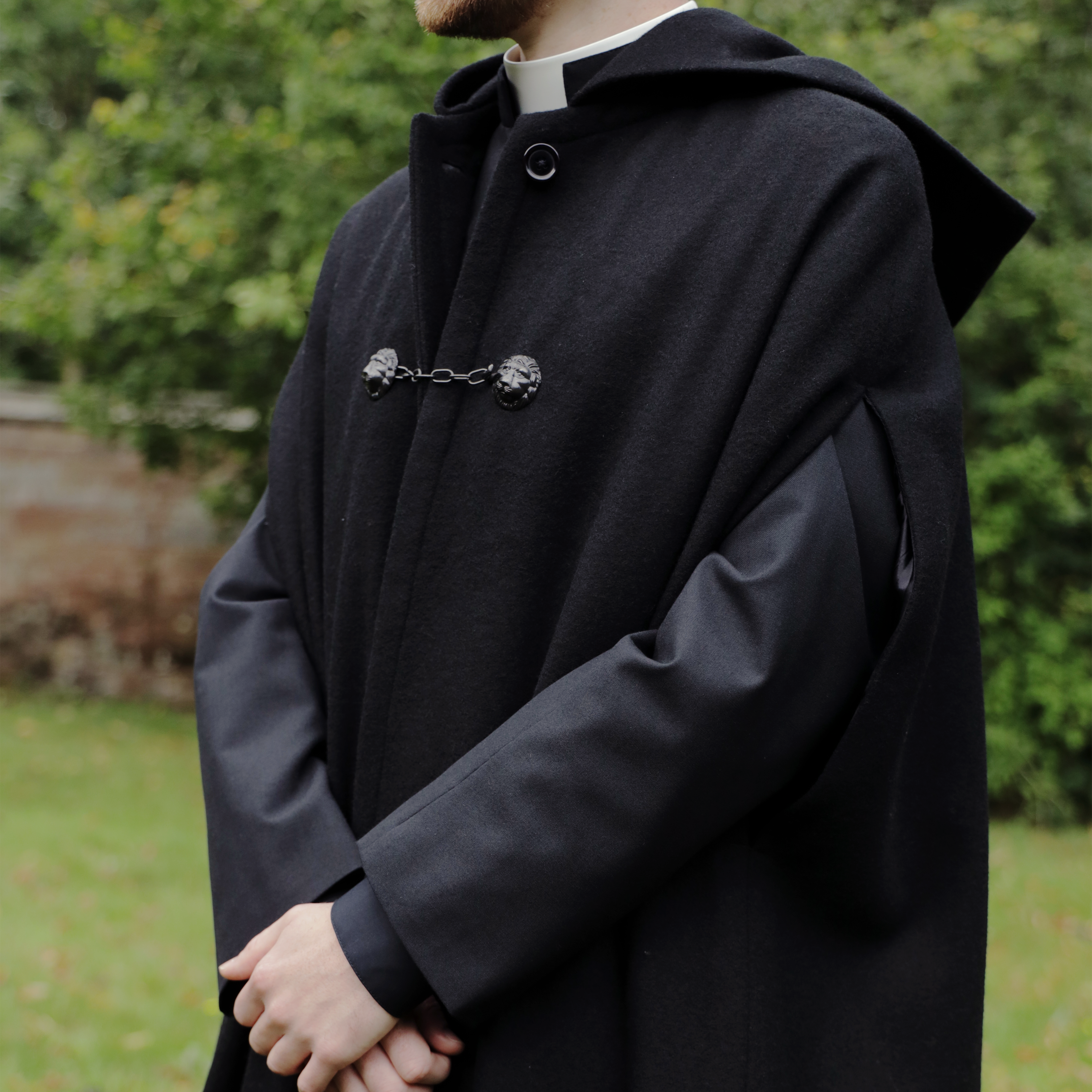 Hooded Clerical Cloak