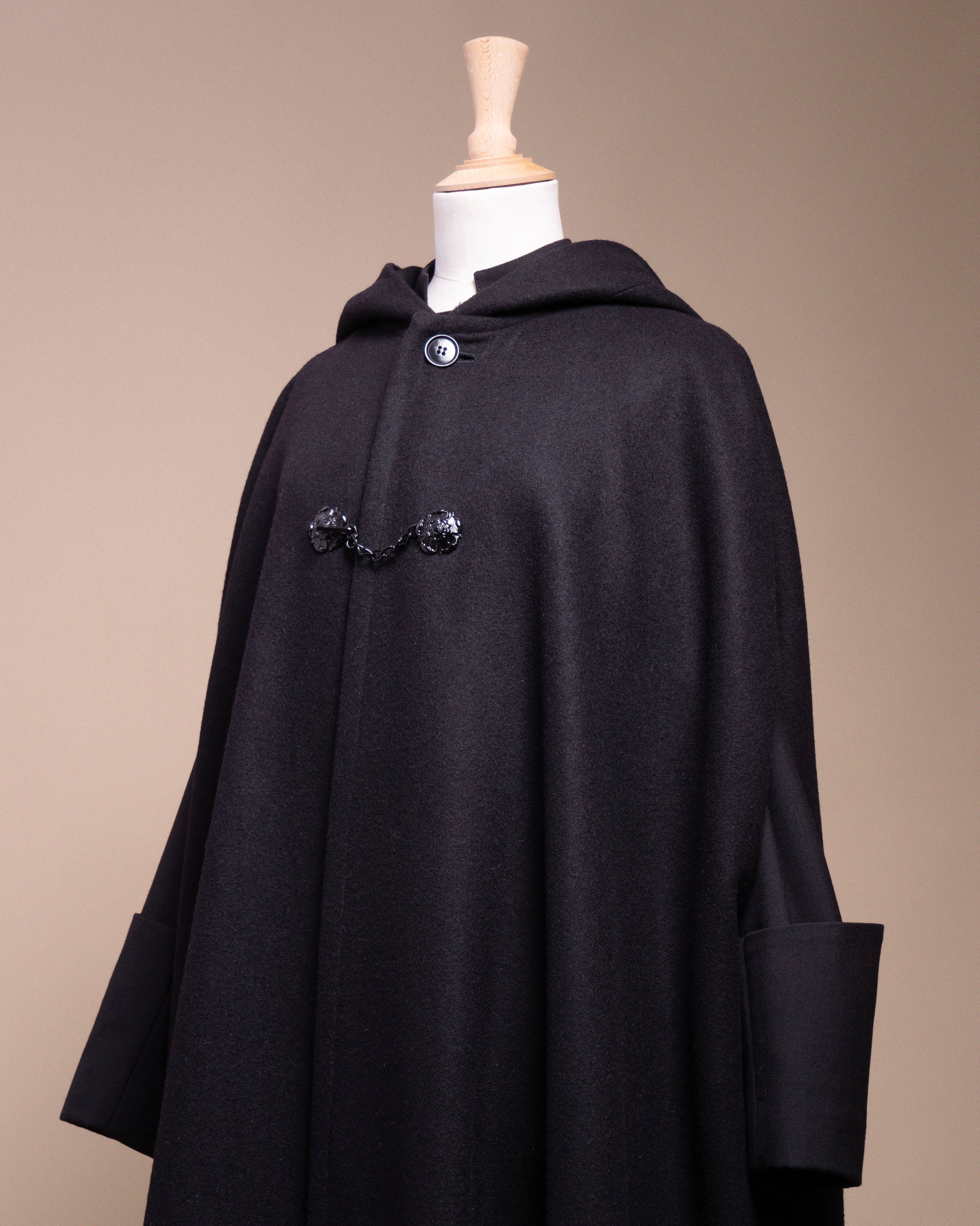 Hooded Clerical Cloak