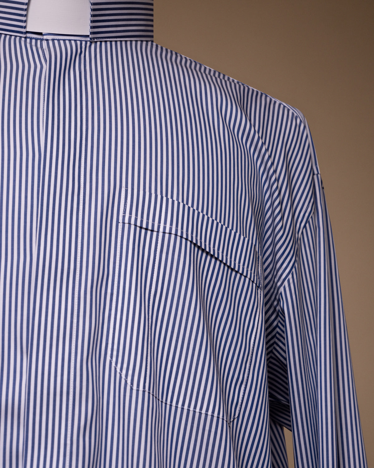 Men's Striped Cotton Tunnel Clergy Shirt – Custom made