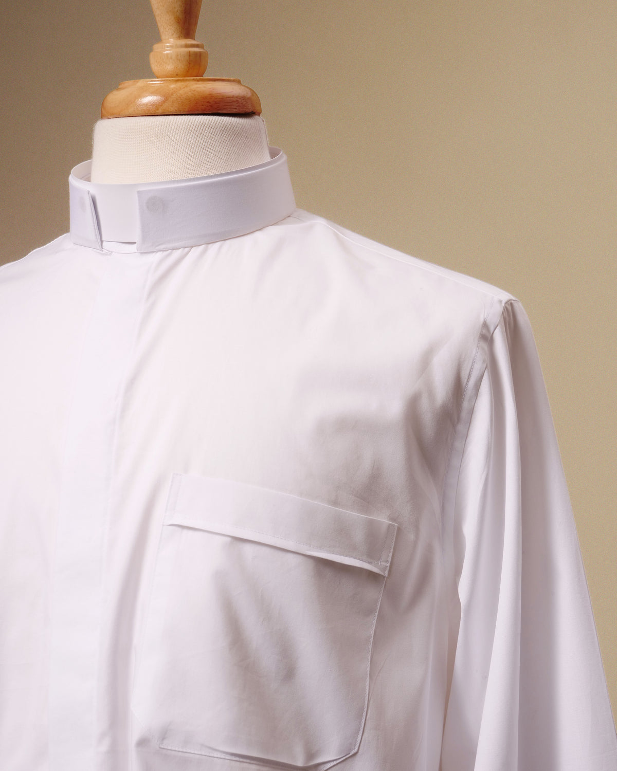 Men's Pure Cotton Tonsure Clergy Shirt – Custom made