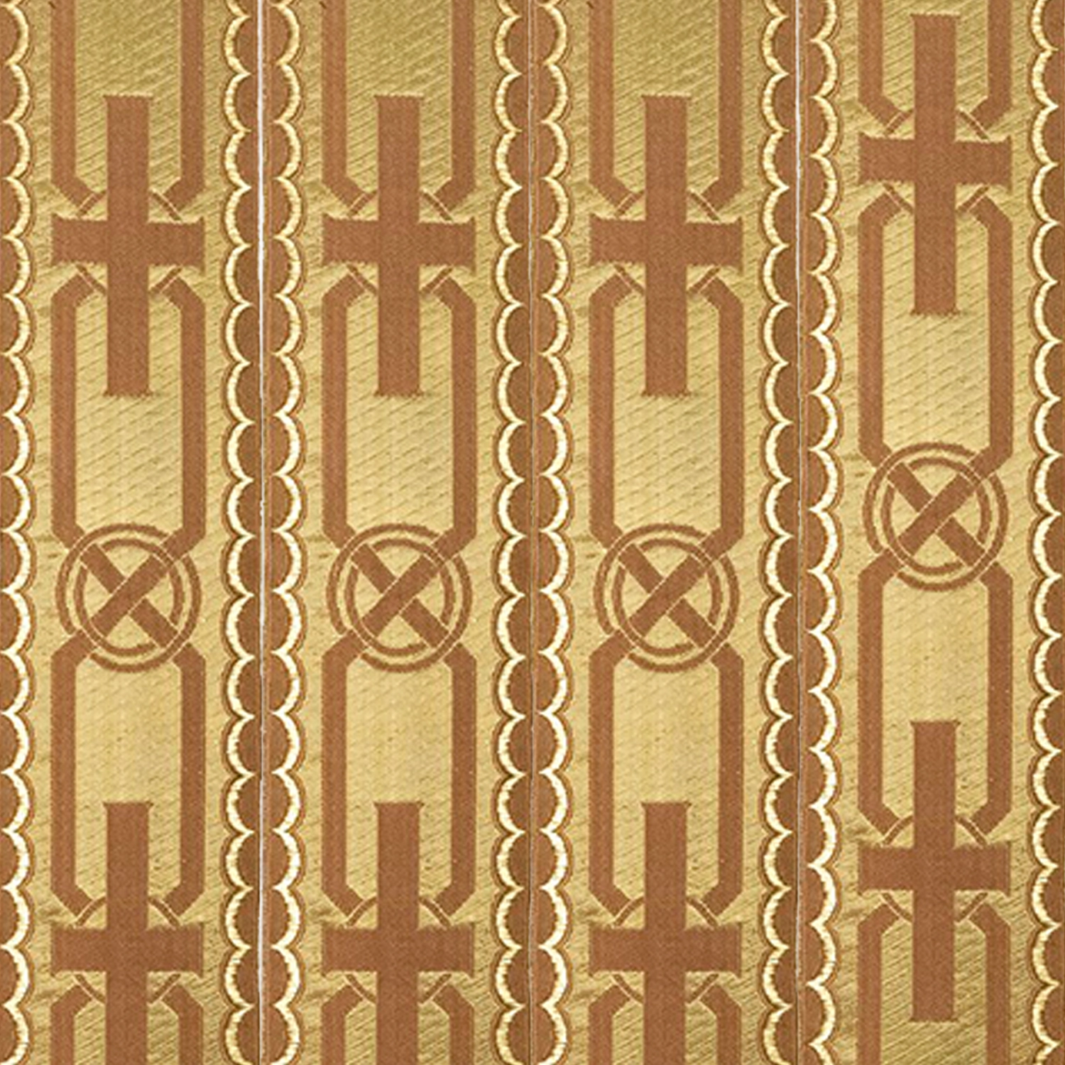 J. Wippell & Co-Ecclesia Lurex - Orphrey Braid-Fabric