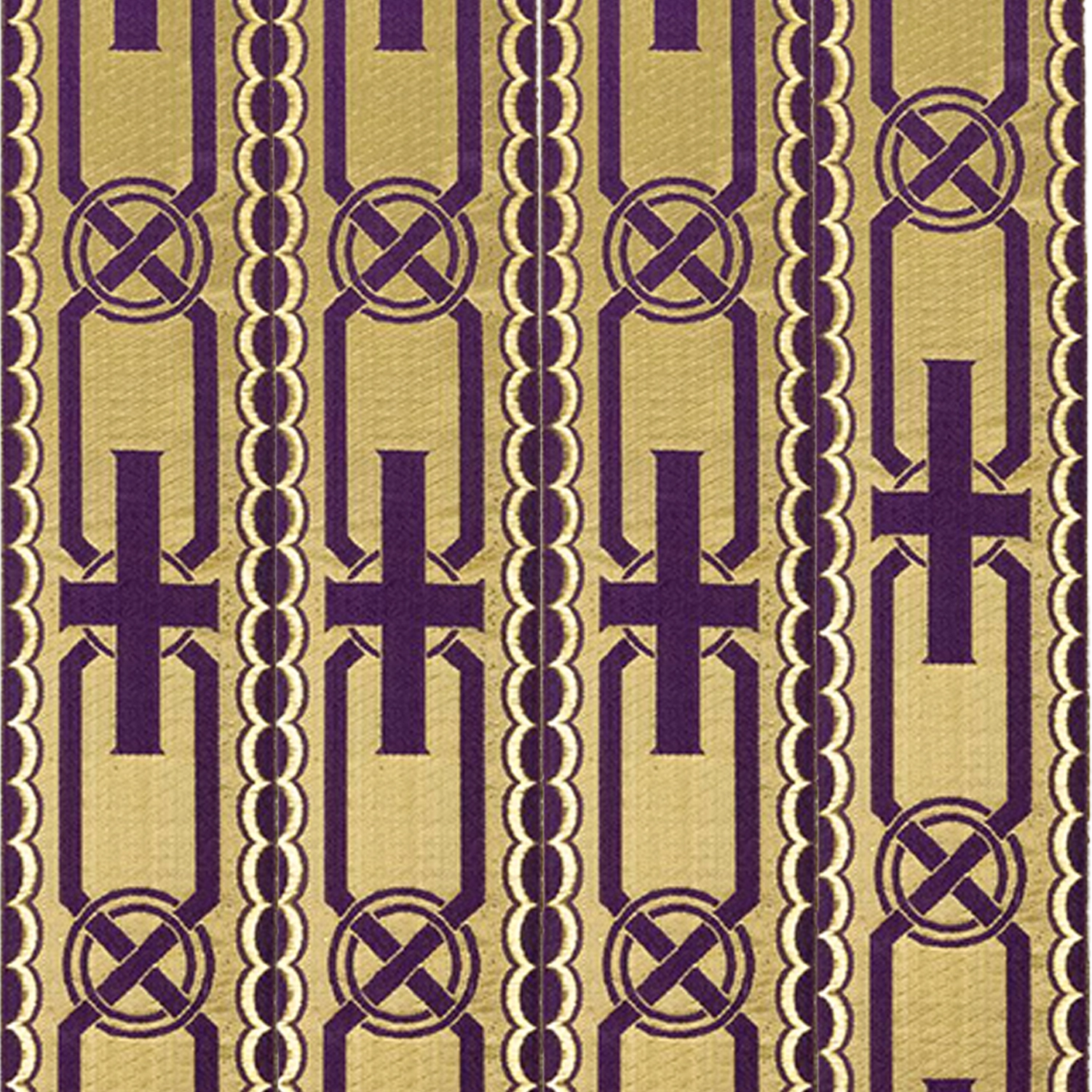 J. Wippell & Co-Ecclesia Lurex - Orphrey Braid-Fabric