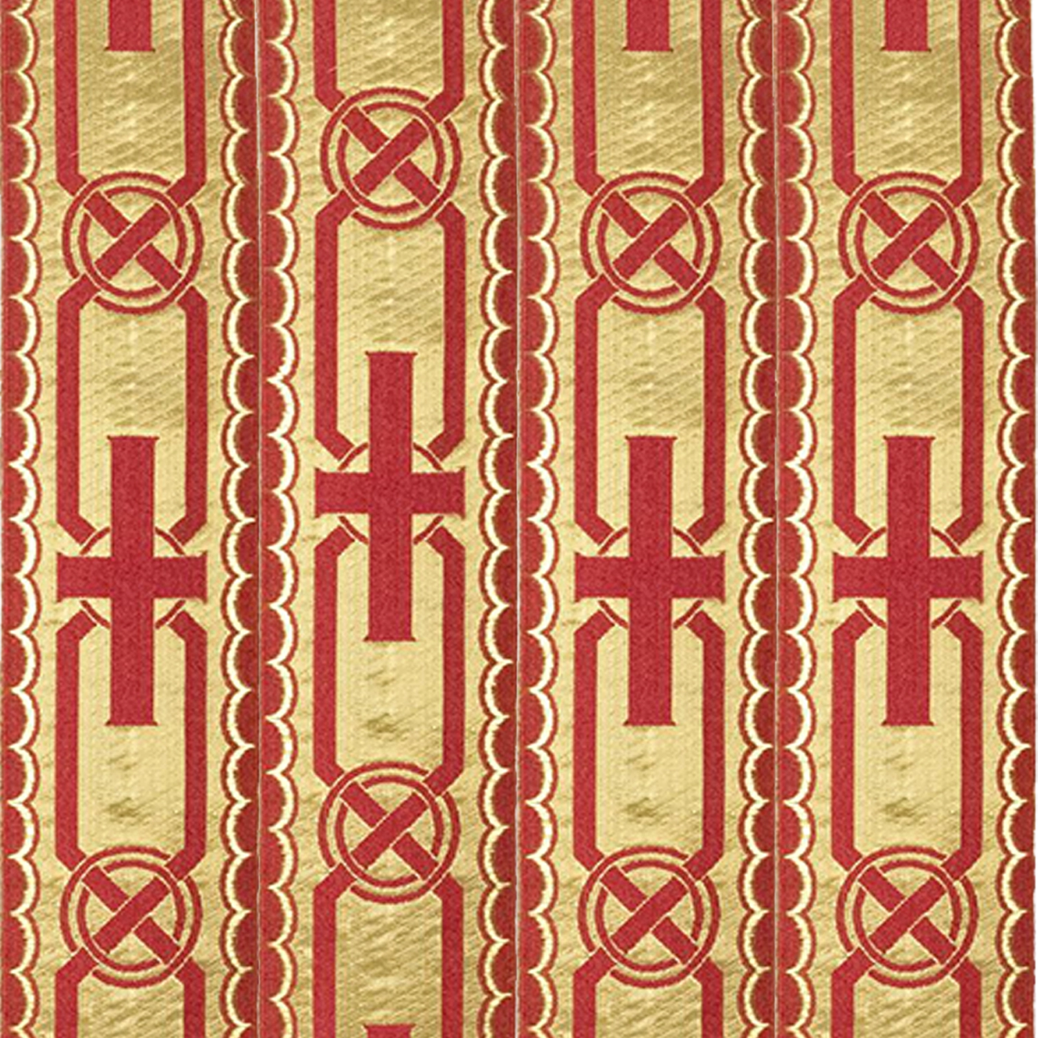 J. Wippell & Co-Ecclesia Lurex - Orphrey Braid-Fabric