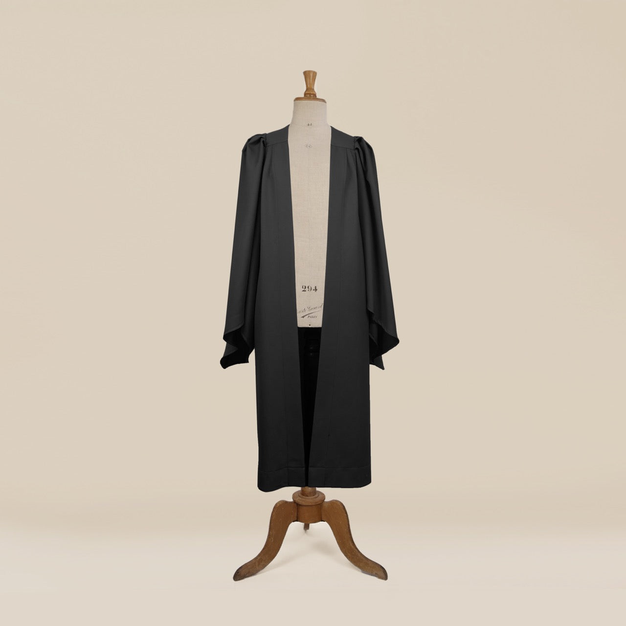 Adult's Black Open-Fronted Choir Gown