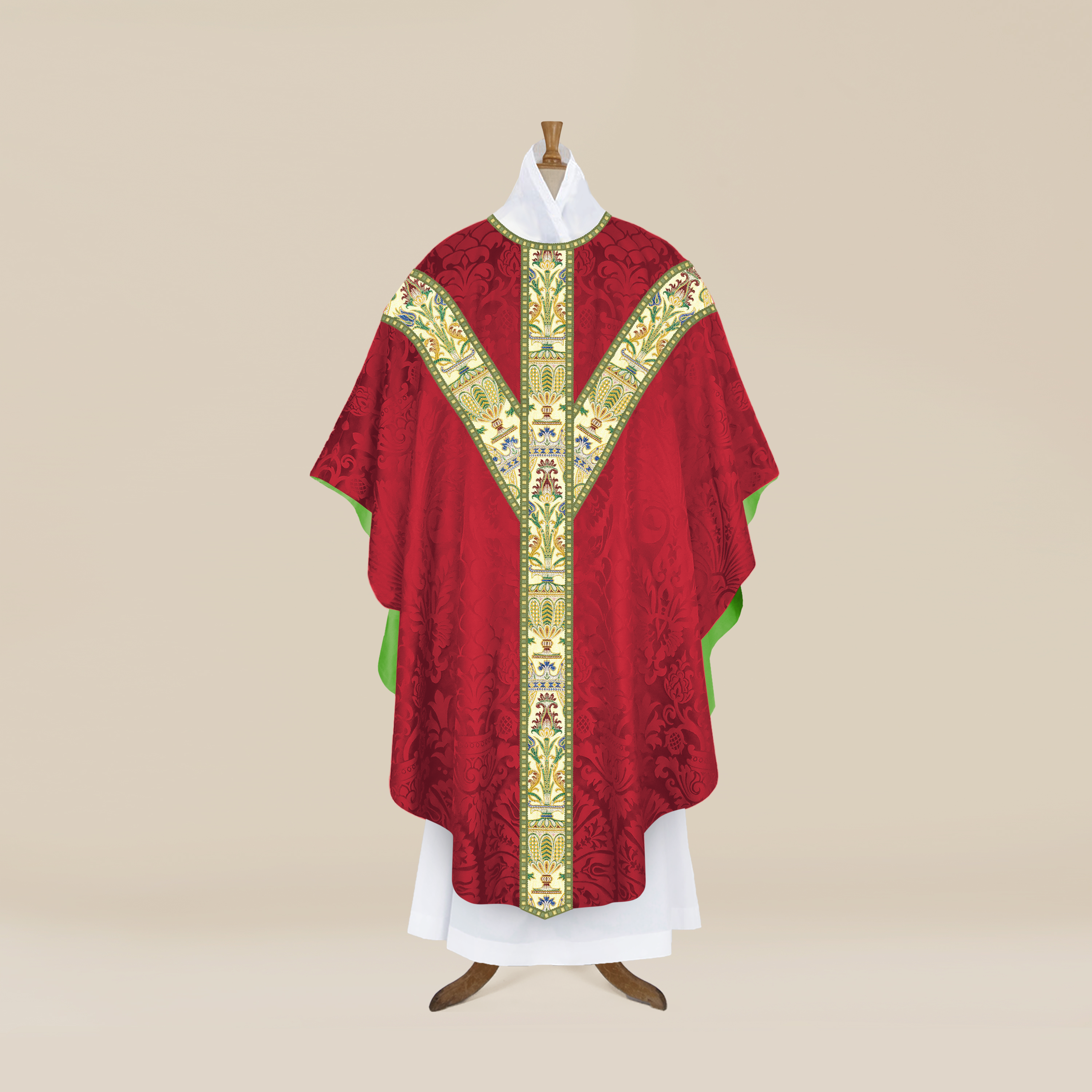 Low Mass set in 'St Nicolas' with 'Venetian' Orphreys