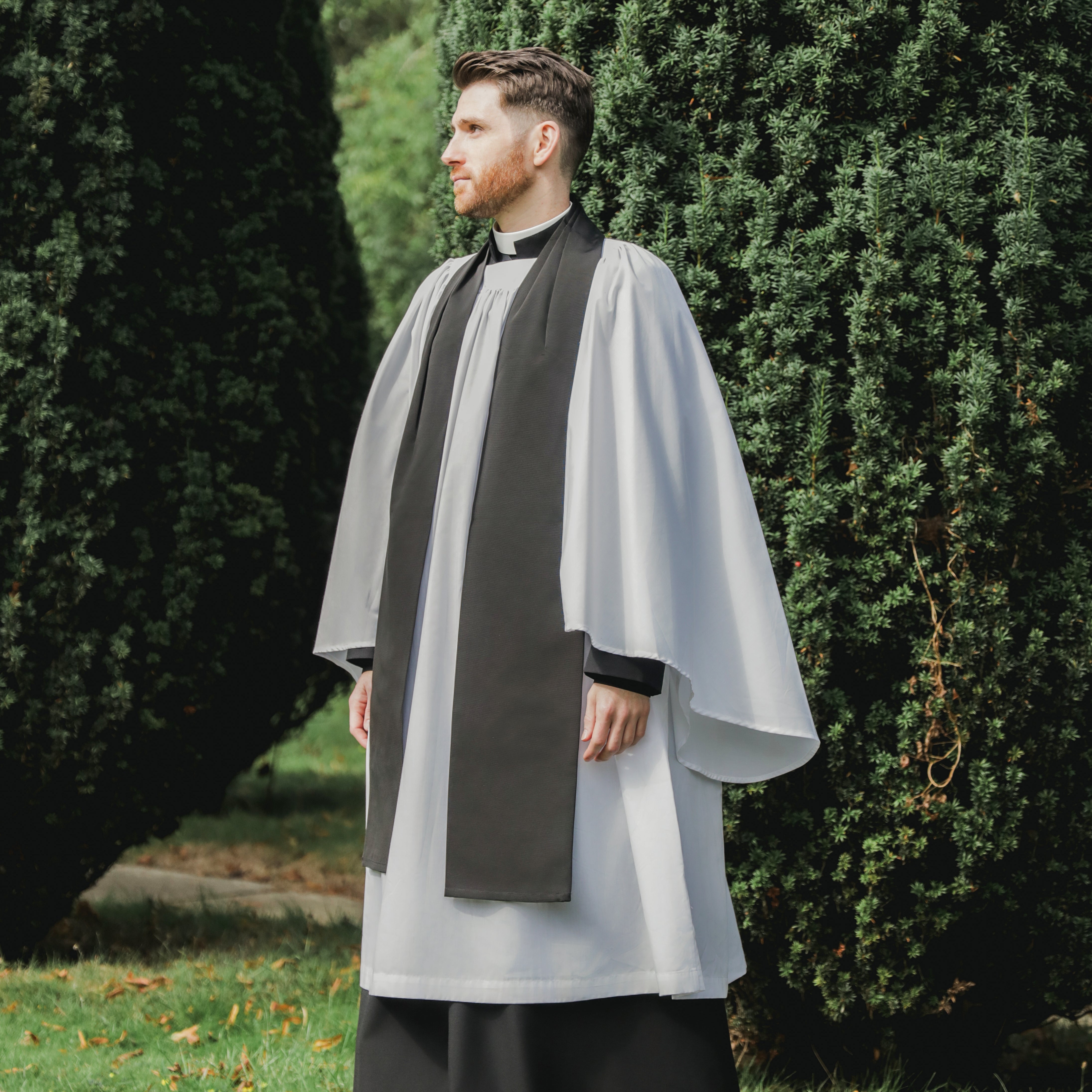 J. Wippell & Co-Rounded-Sleeve Surplice-Clerical (MEN)