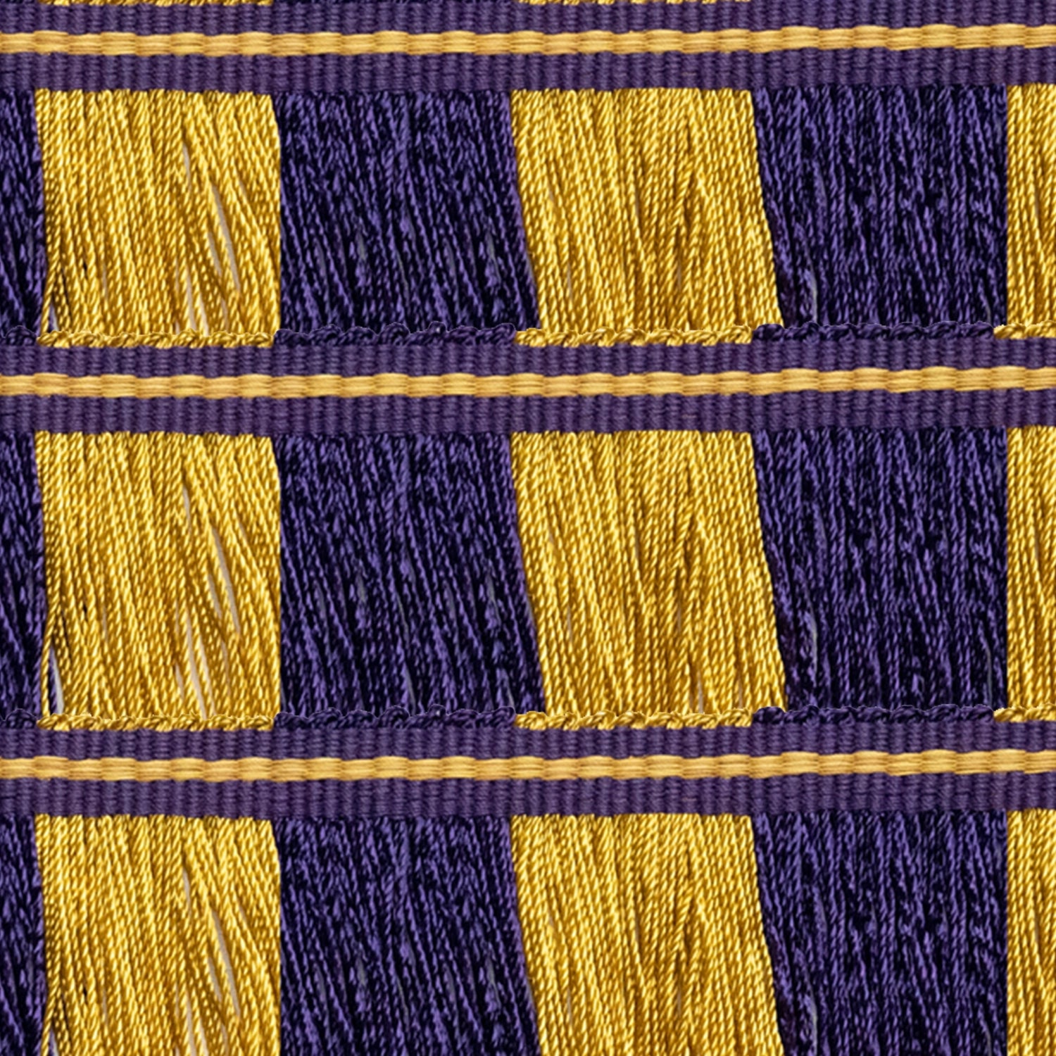 J. Wippell & Co-Two-tone Rayon Fringe-Fabric