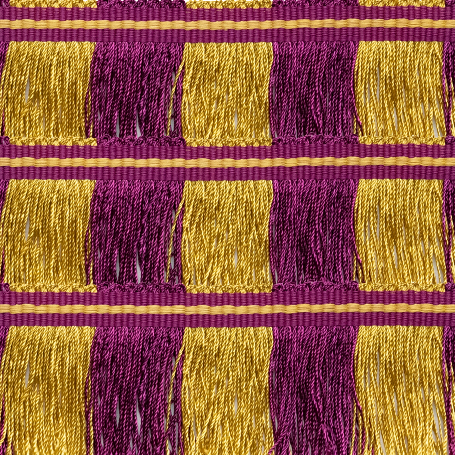 J. Wippell & Co-Two-tone Rayon Fringe-Fabric