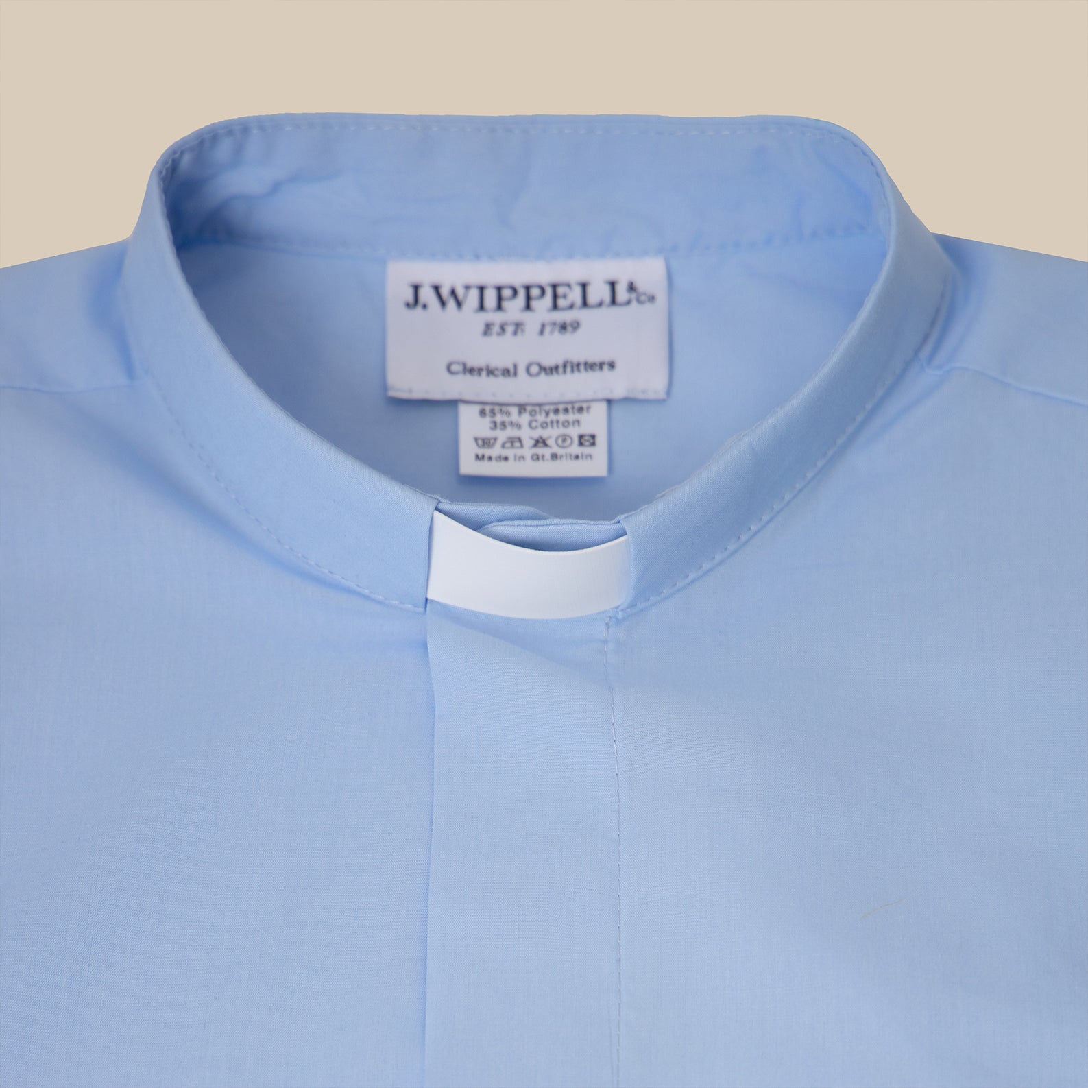 Custom 1" Tab Collar Clergy Shirt