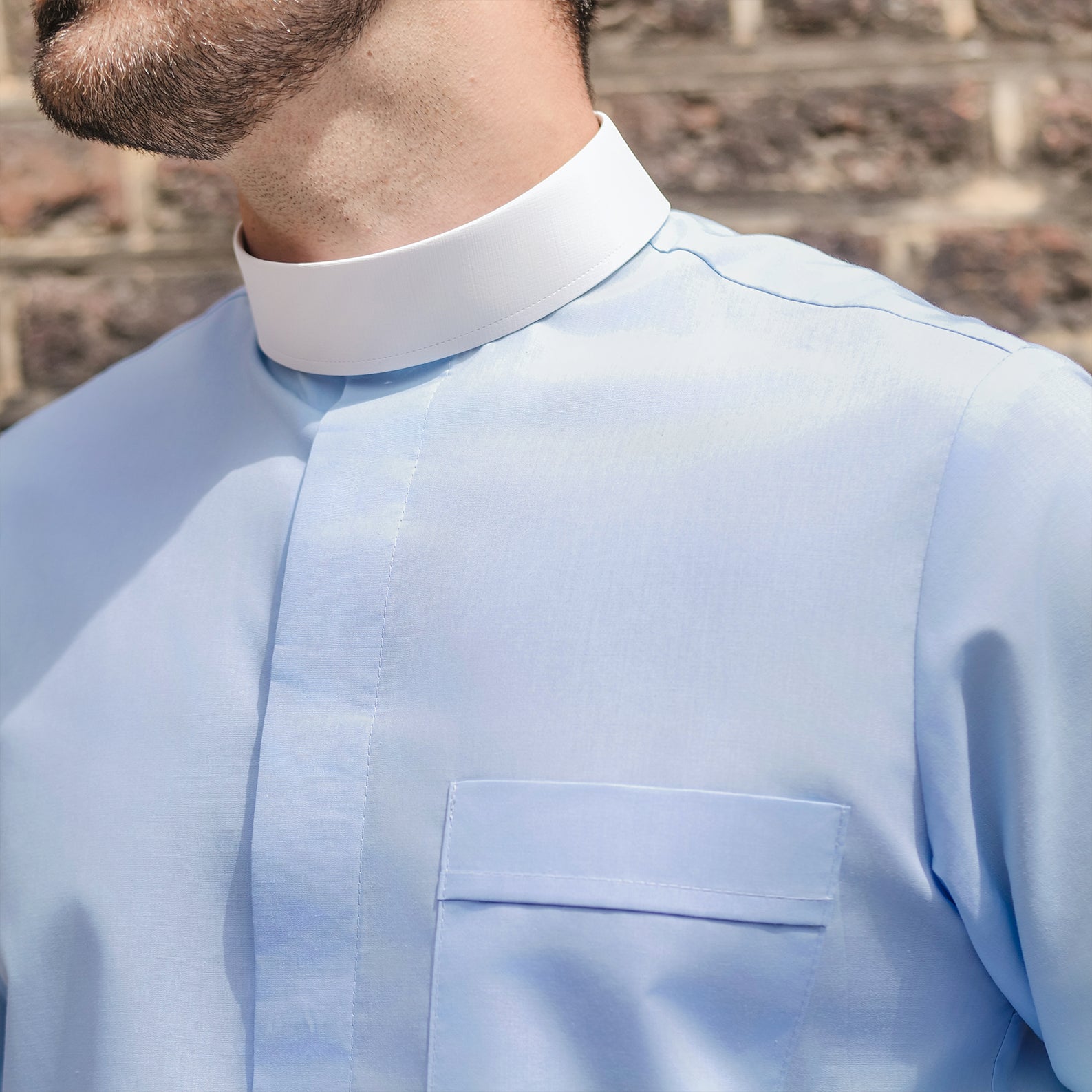 Custom Tunic-style Clergy Shirt