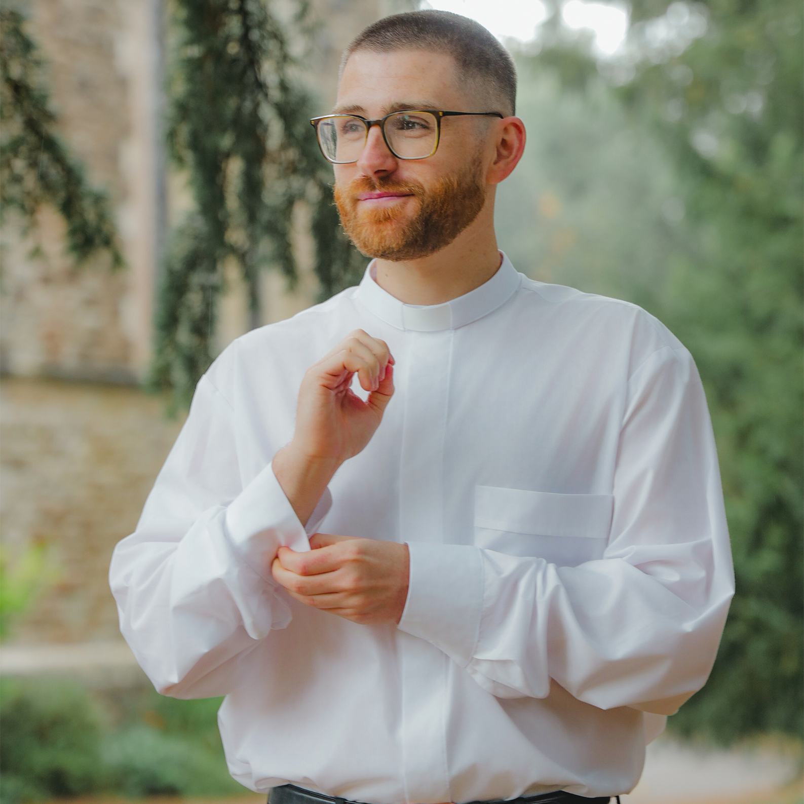 Custom 1.25" Tab Collar Clergy Shirt