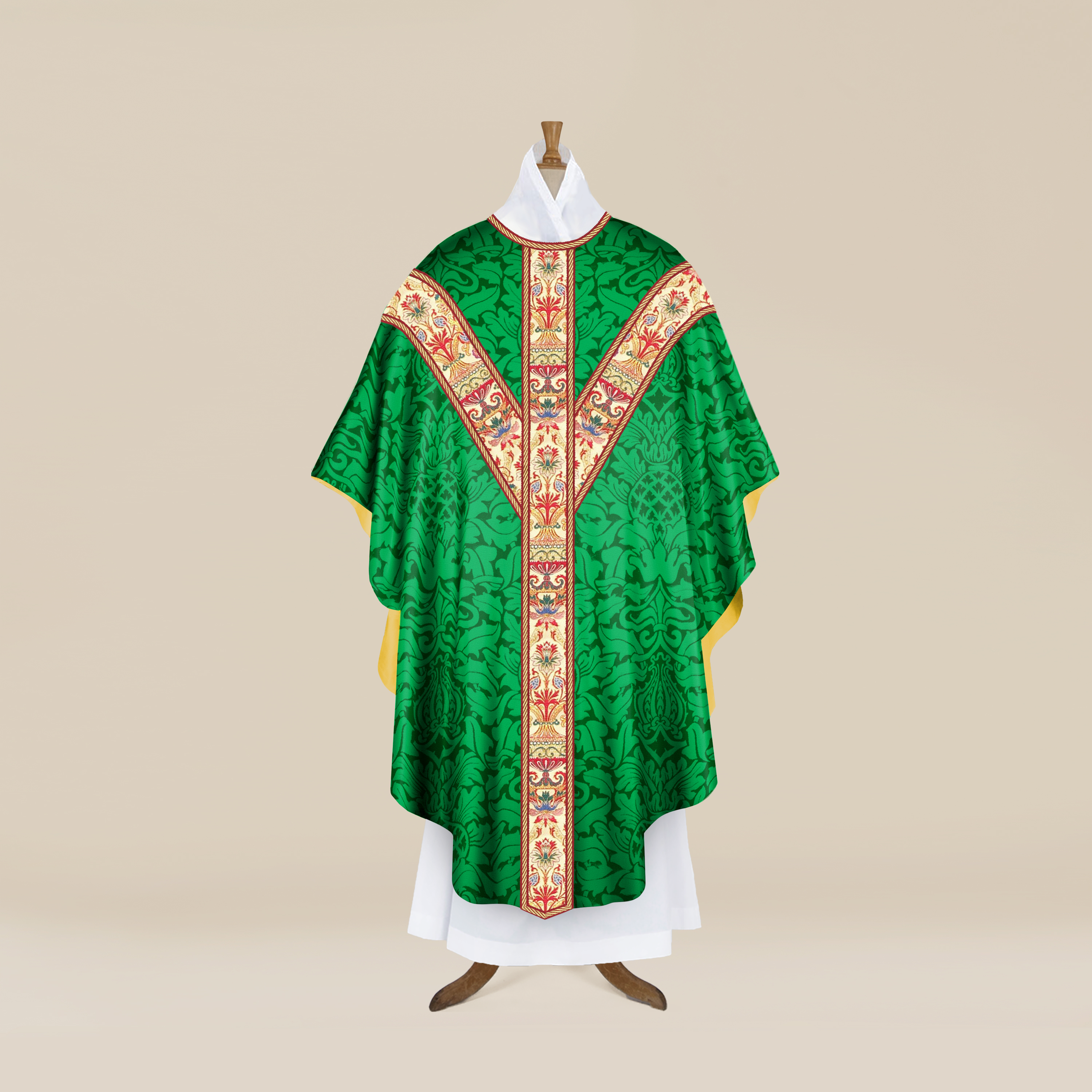 'Fairford' Chasuble & Stole with 'Aragon' Orphreys