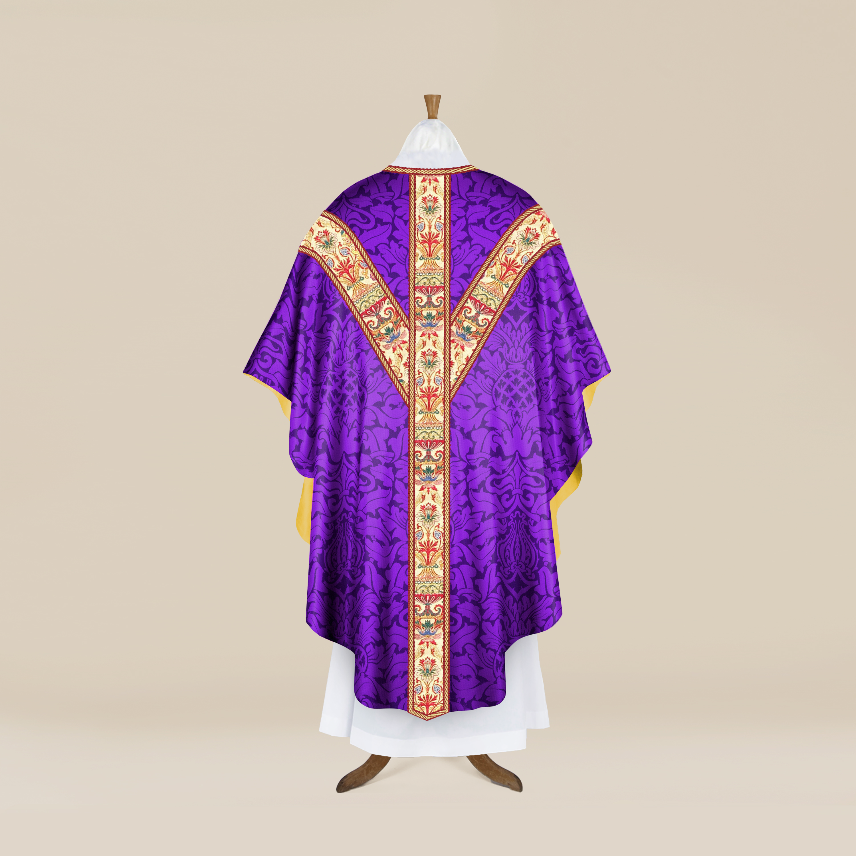 'Fairford' Chasuble & Stole with 'Aragon' Orphreys