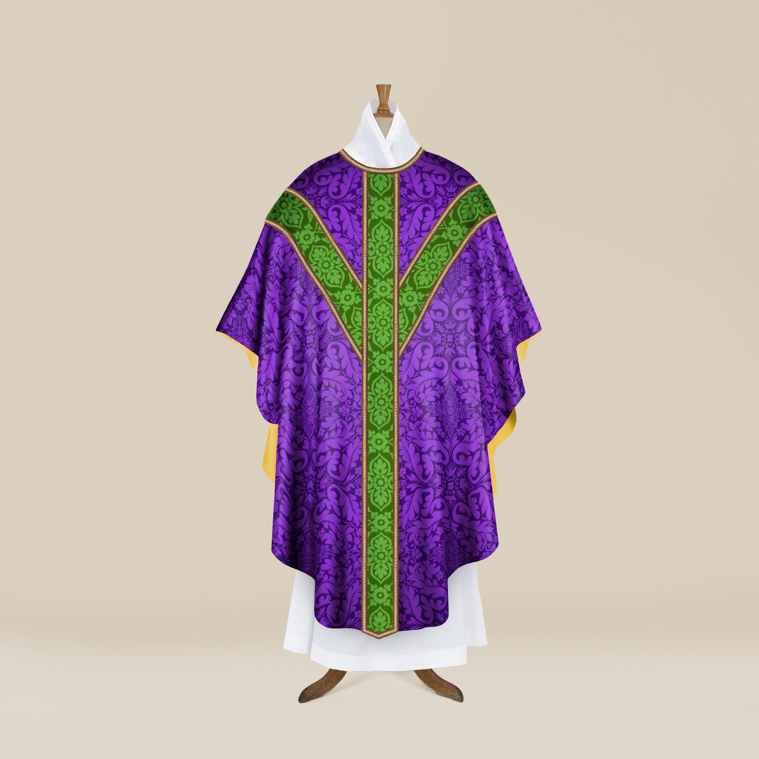 'Florence' Chasuble & Stole with 'Chelmsford' Orphreys