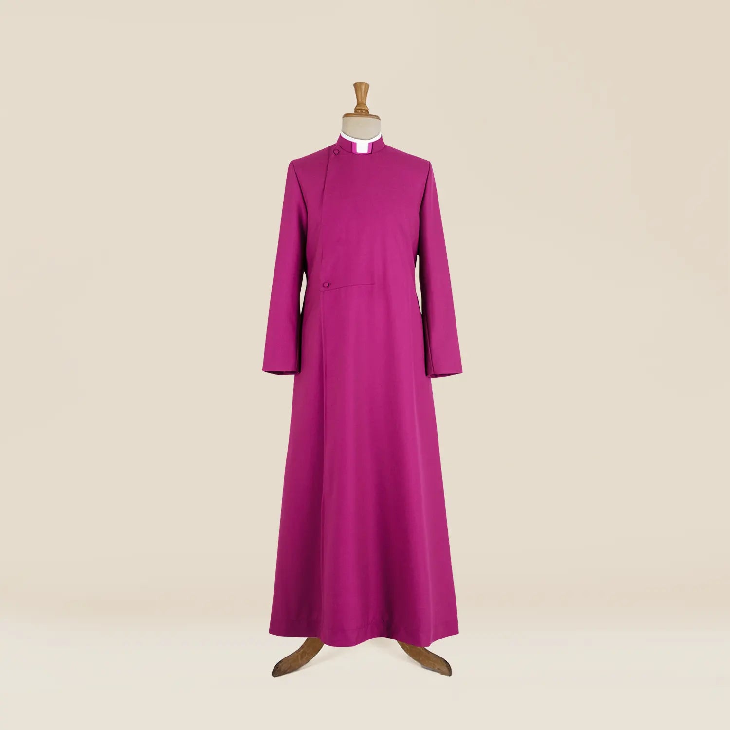 Men's Custom Roman Purple Cassock – Double-breasted