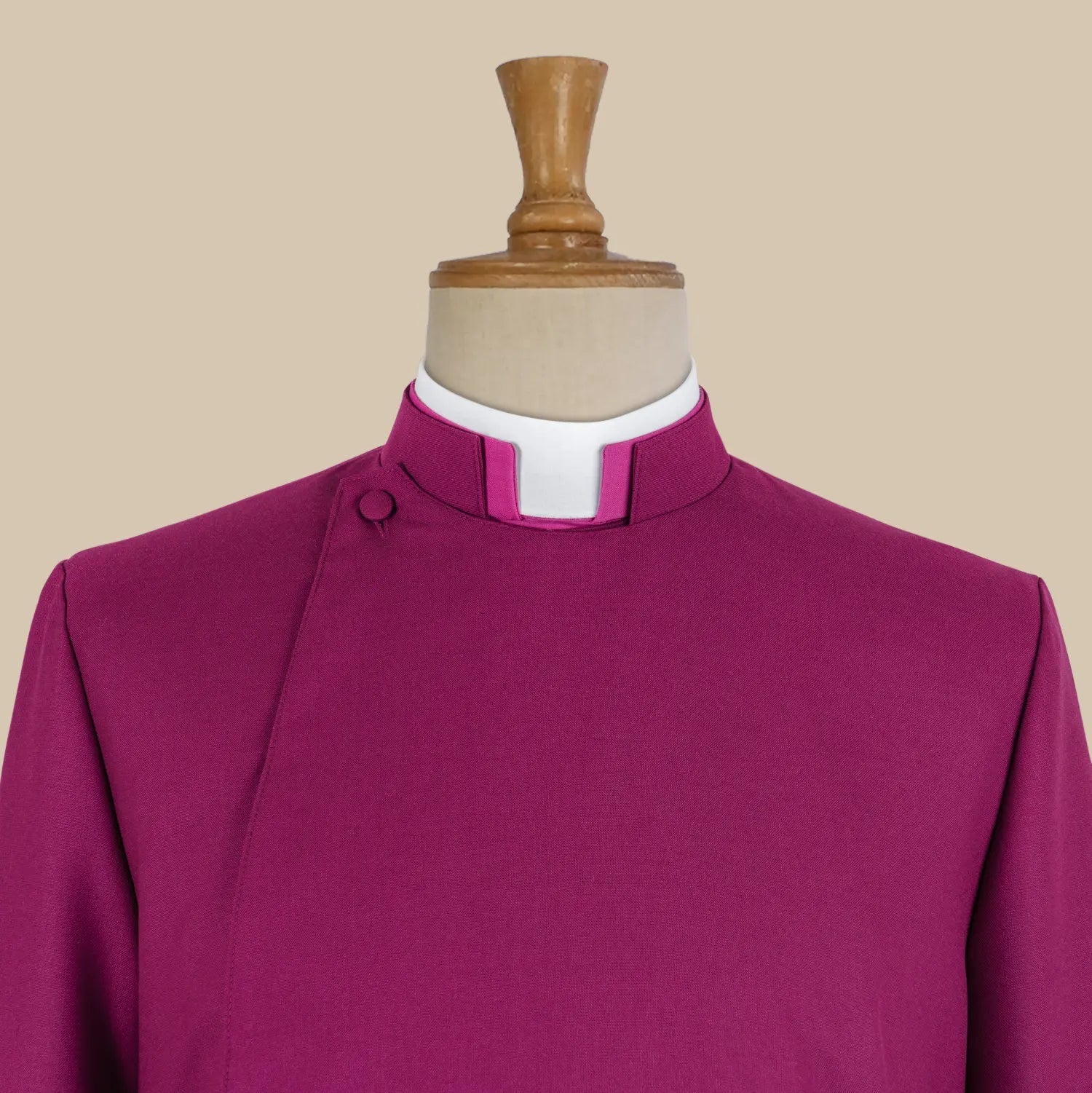 Men's Custom Roman Purple Cassock – Double-breasted