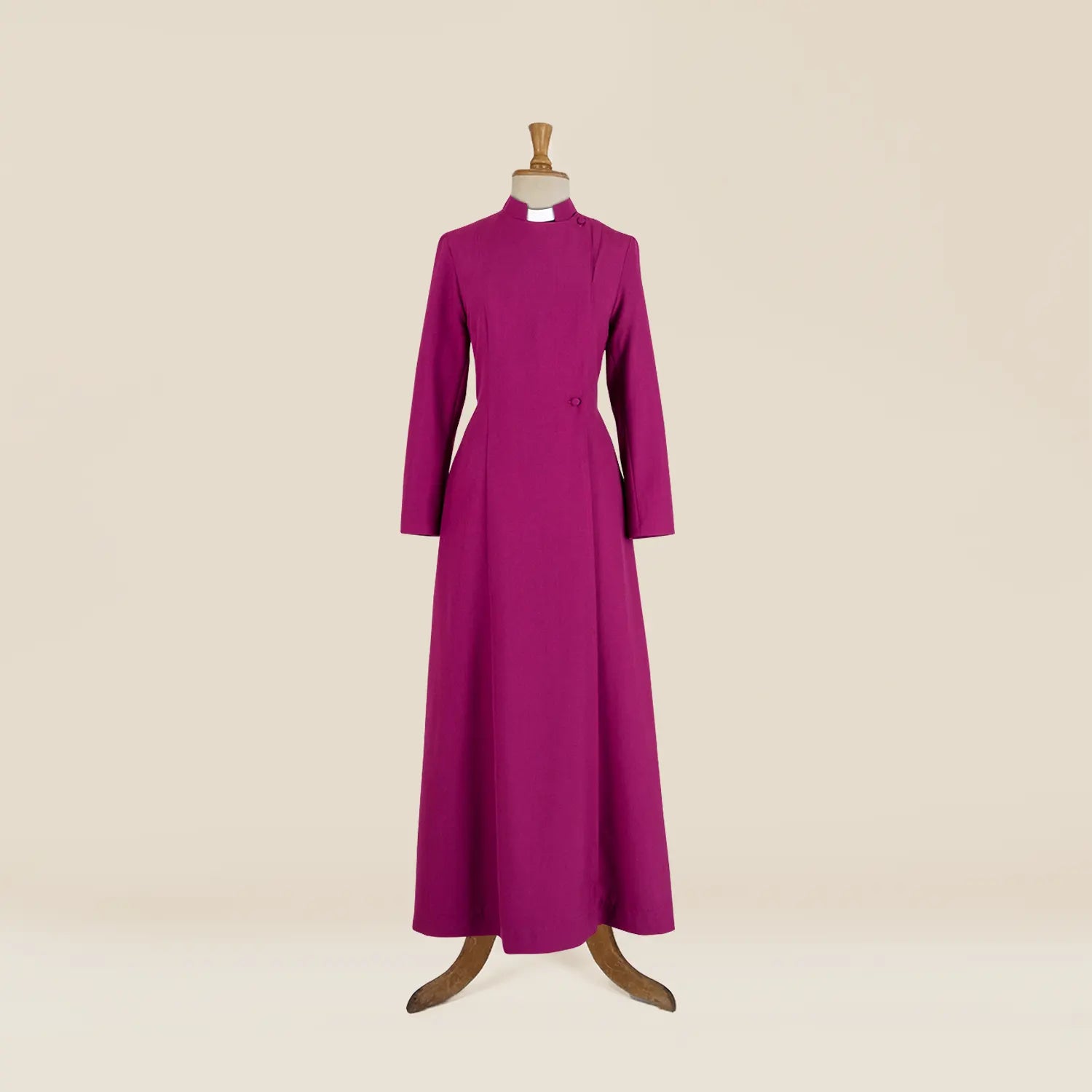 Women's Custom Roman Purple Cassock – Double-breasted