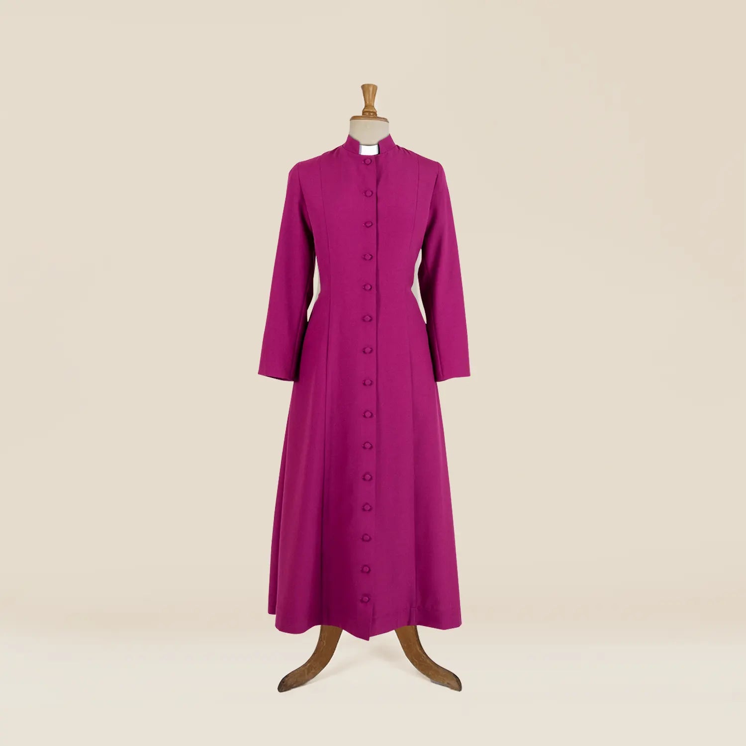 Women's Custom Roman Purple Cassock – Single-breasted