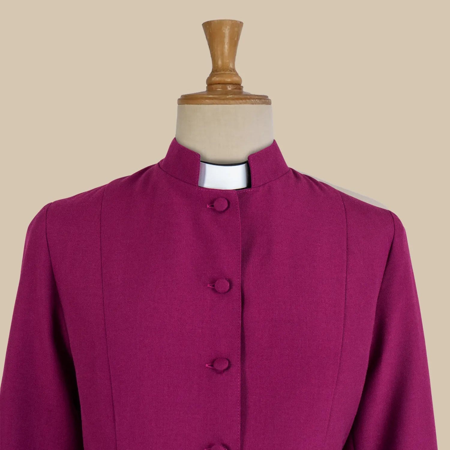 Women's Custom Roman Purple Cassock – Single-breasted