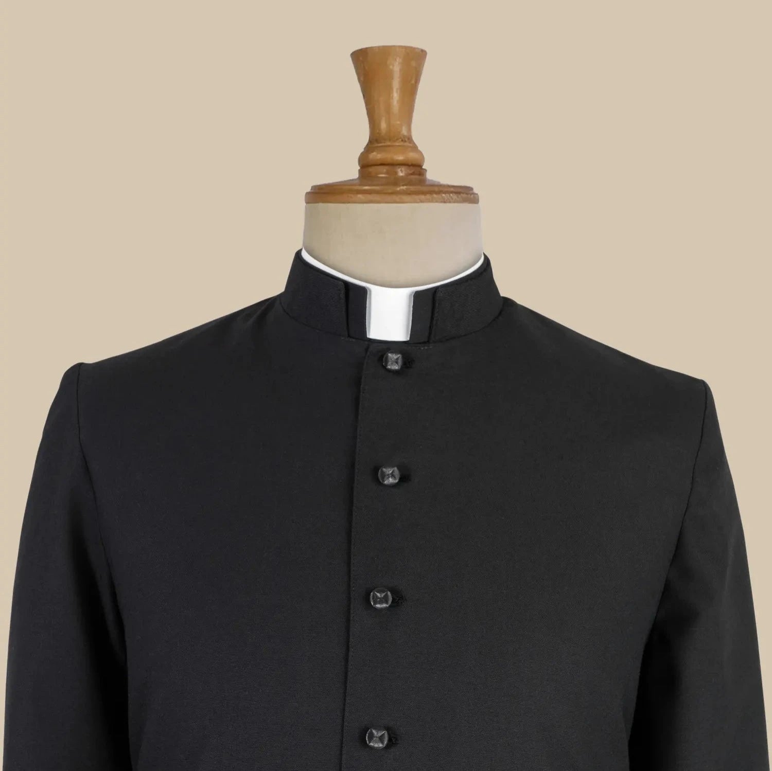 Men's Custom Single-breasted Cassock (120s Merino Wool)