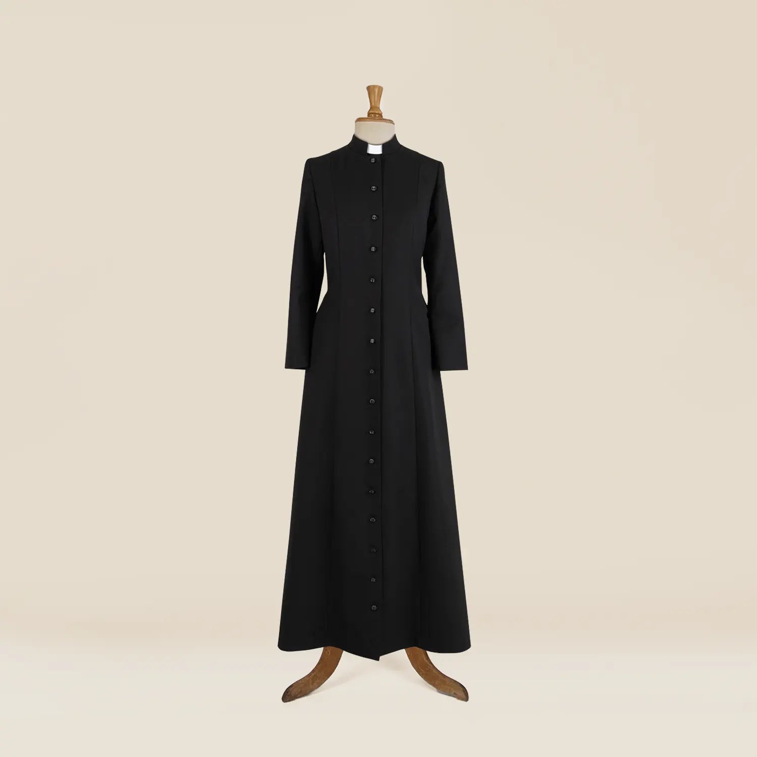 Women's Custom Single-breasted Cassock (120s Merino Wool)