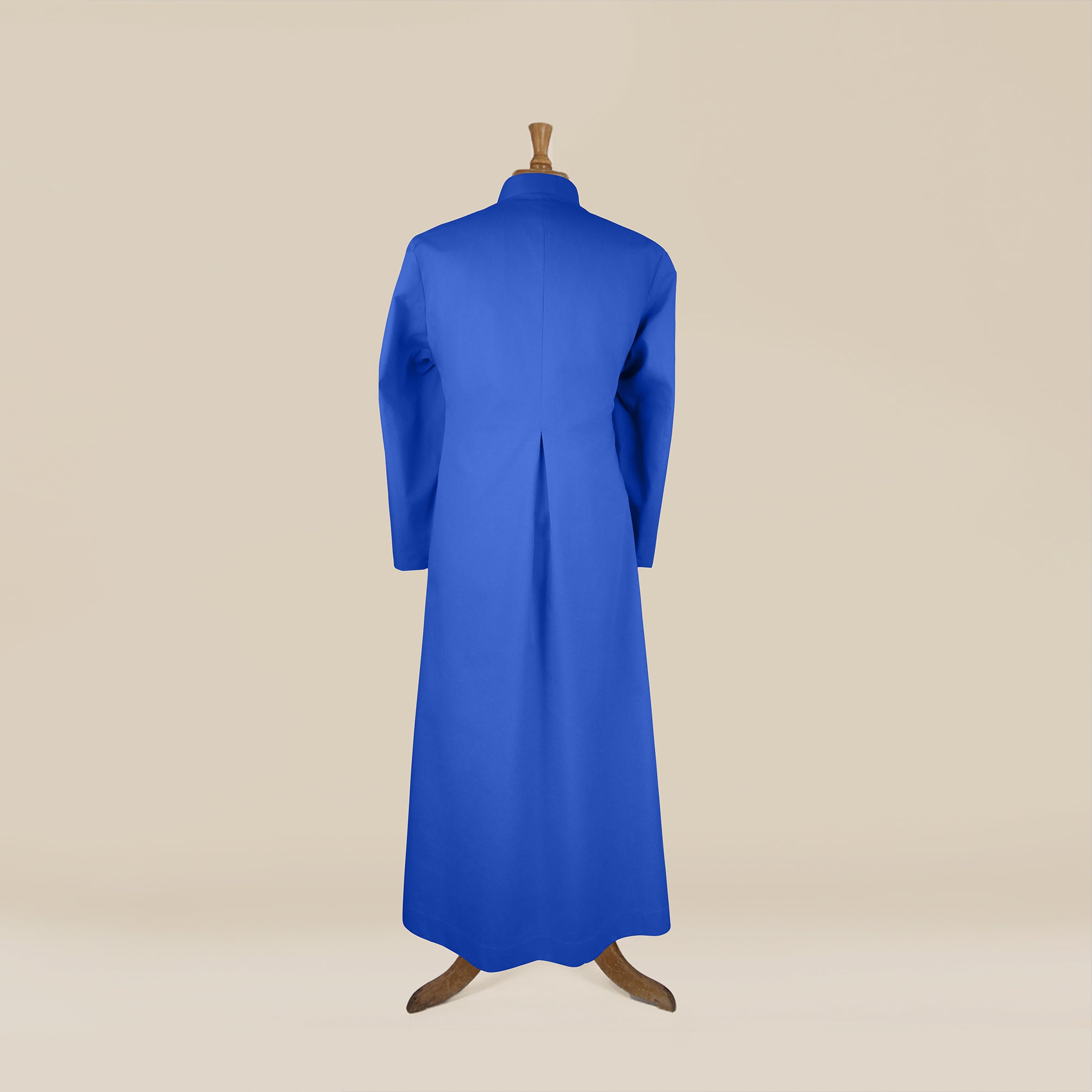 Men's Blue Choir Cassock – Double-breasted