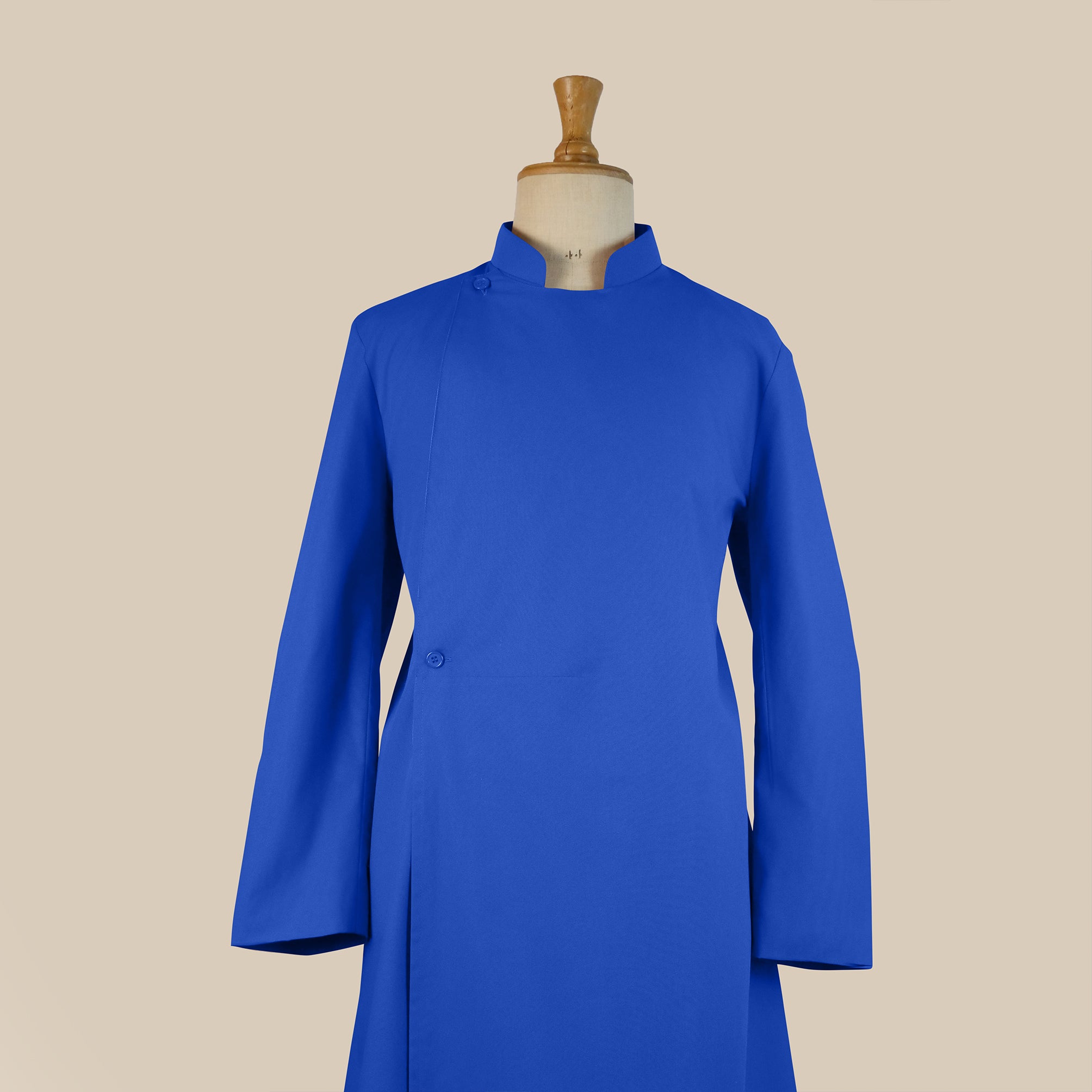 Men's Blue Choir Cassock – Double-breasted