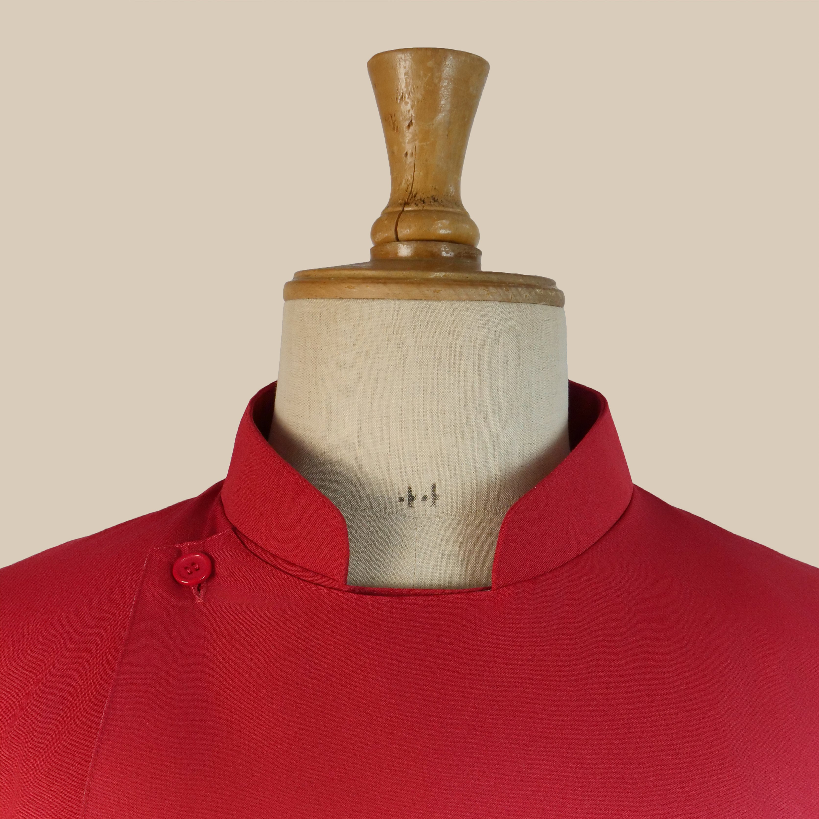 Men's Red Choir Cassock – Double-breasted