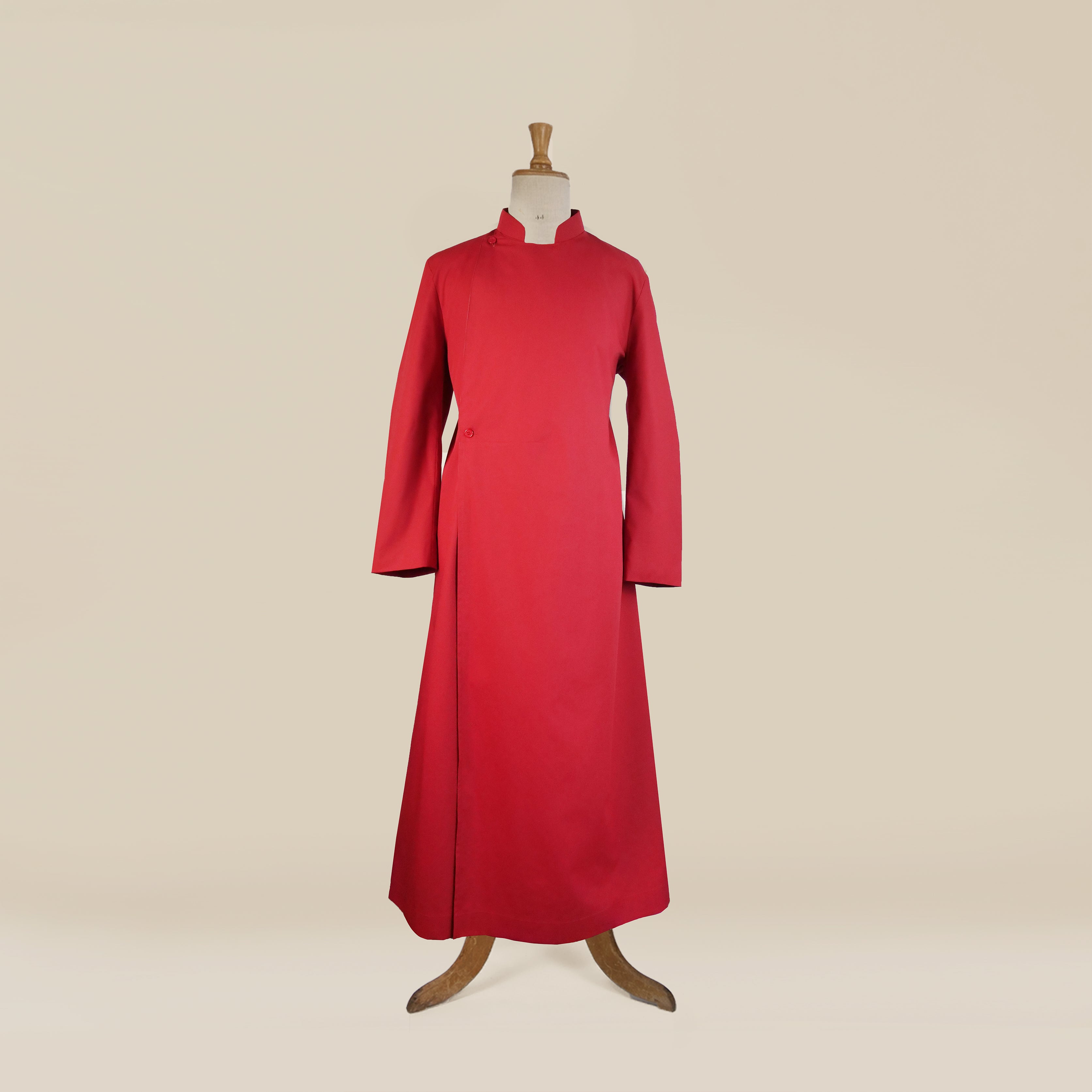 Men's Red Choir Cassock – Double-breasted