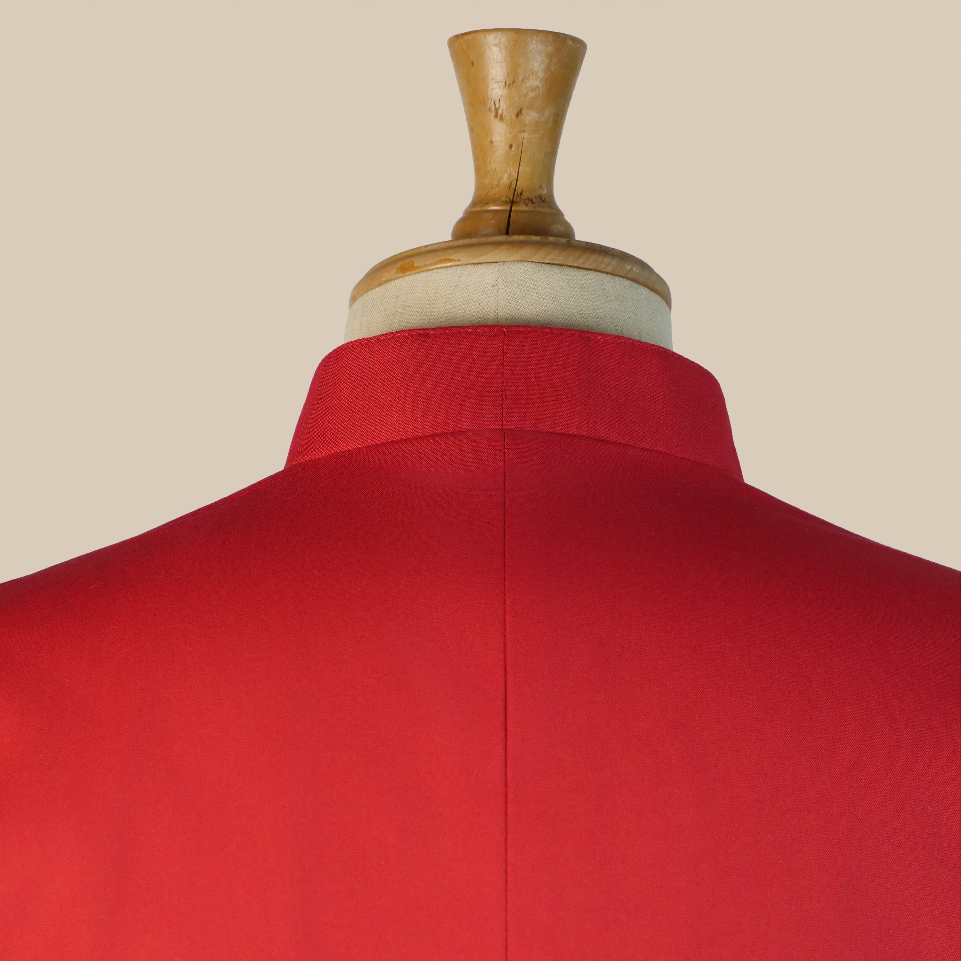 Men's Red Choir Cassock – Single-breasted