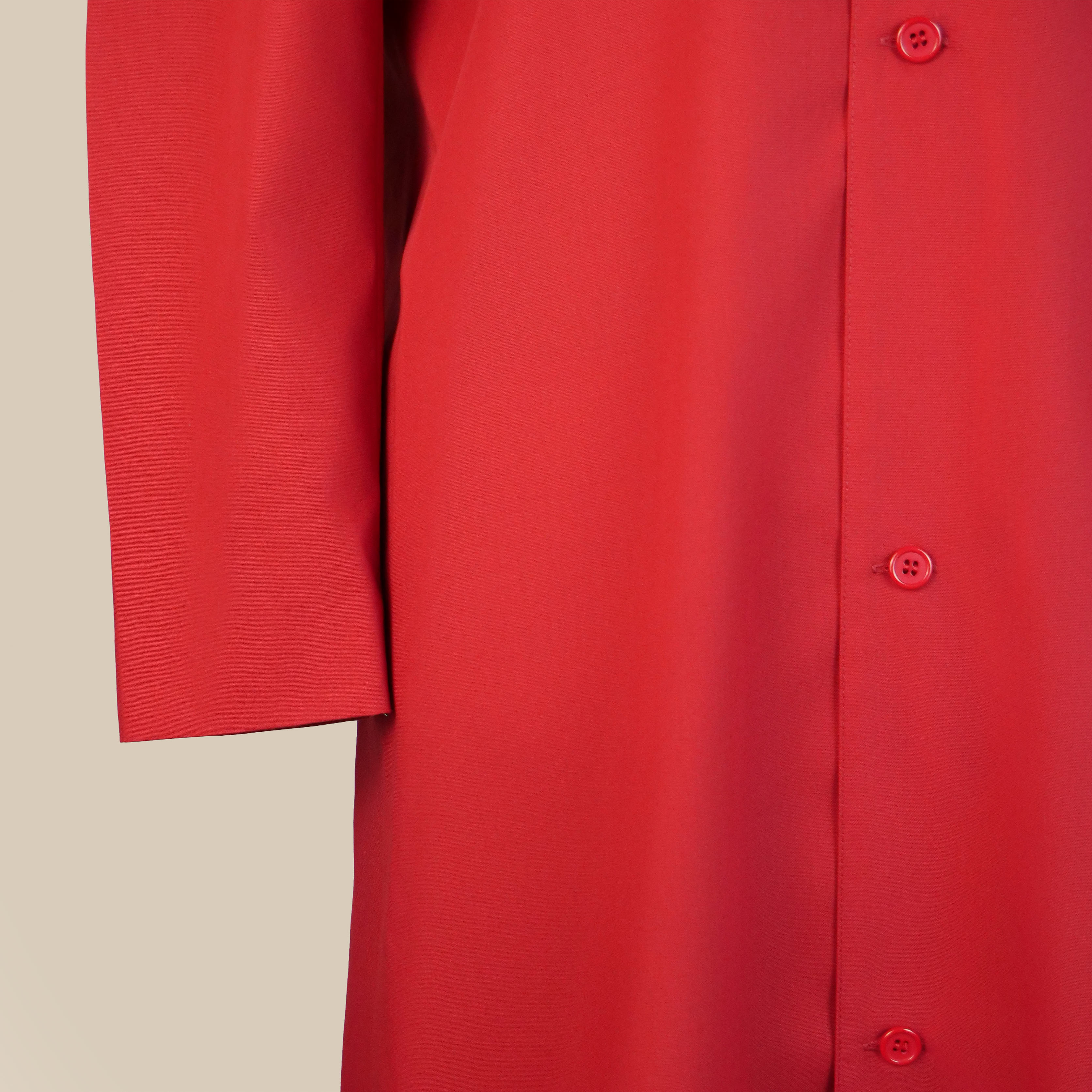 Men's Red Choir Cassock – Single-breasted