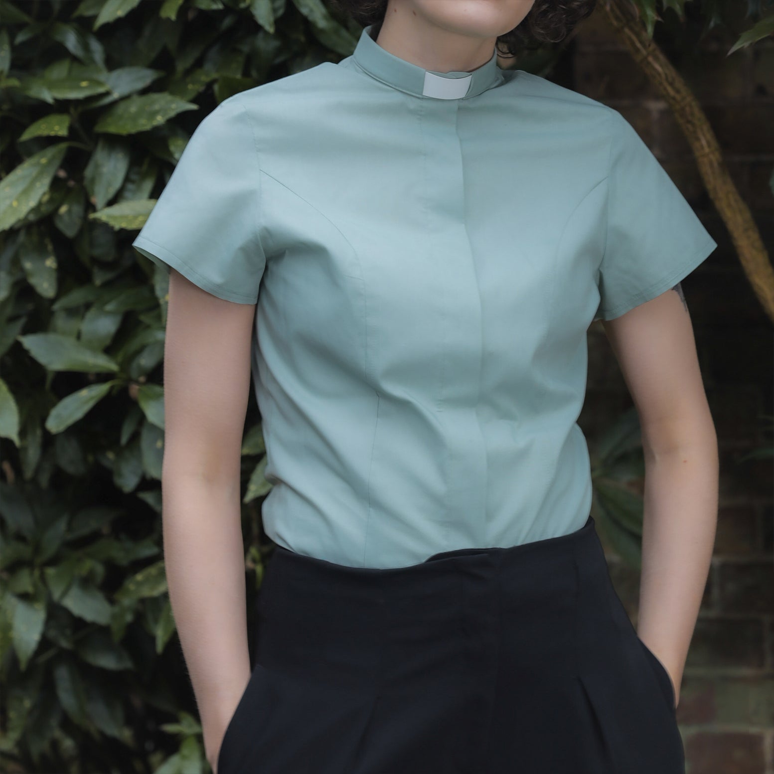 Custom Women's Clergy Shirt — Semi-fitted Style