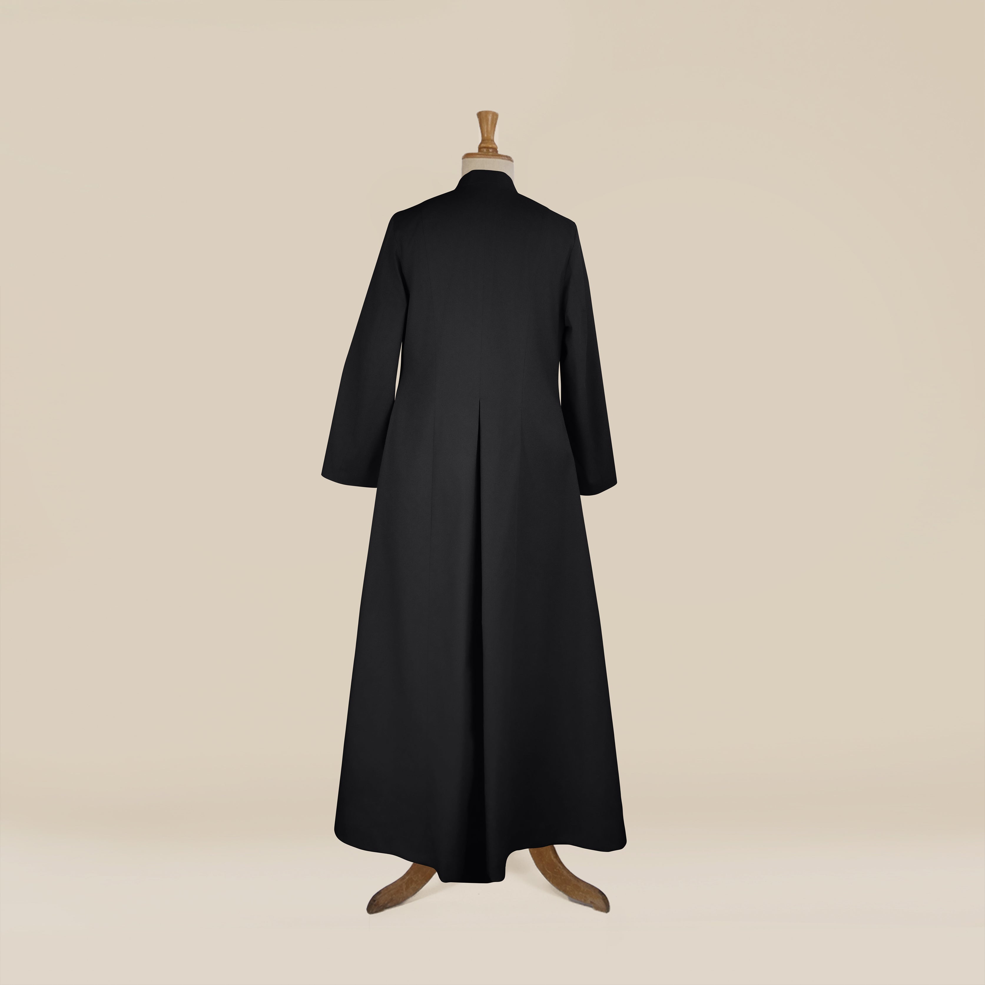 J. Wippell & Co-Women's Black Choir Cassock - Single-breasted-Choir Wear