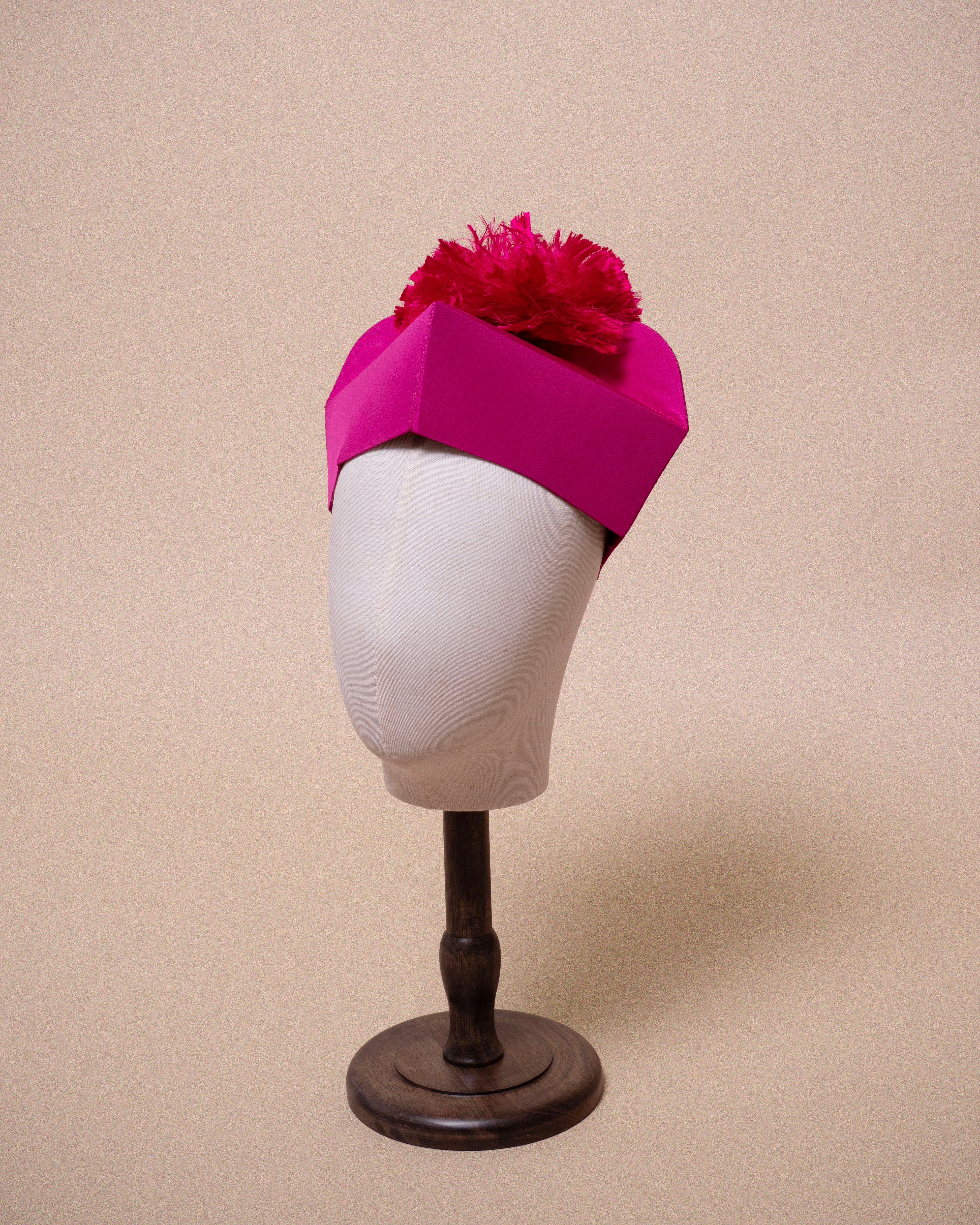 Three-peaked Roman Purple Biretta